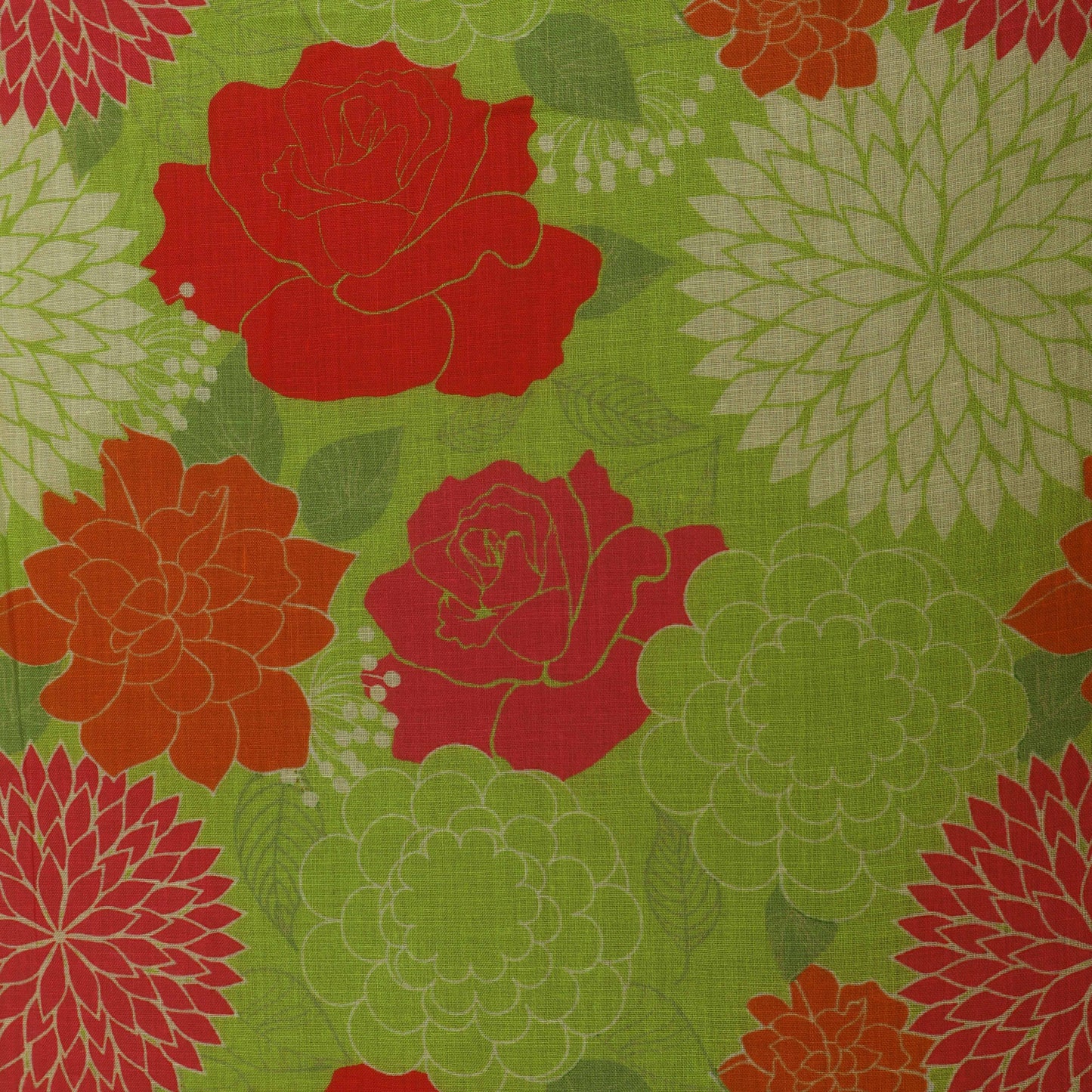 Multi Colored Mulmul Print Fabric