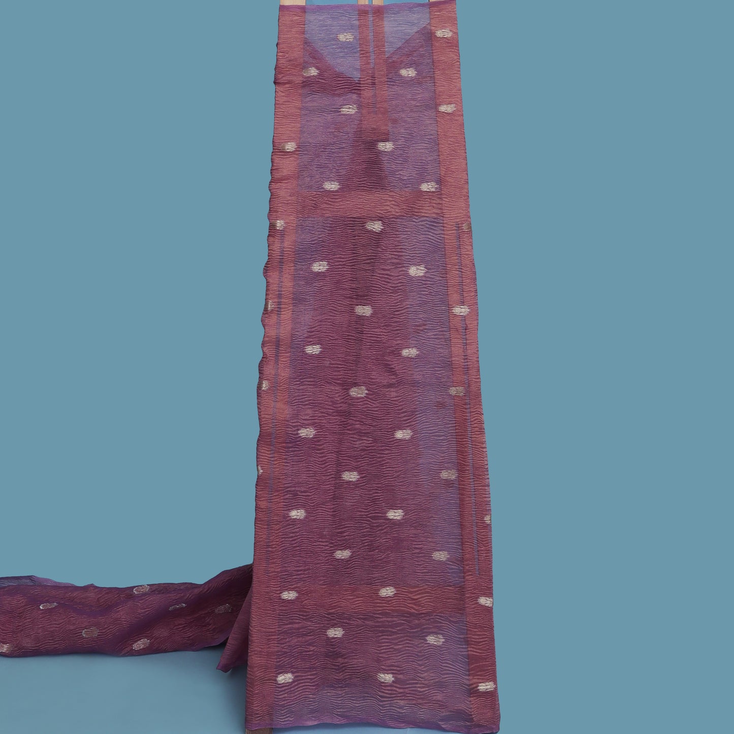 Blush Pink Color Crush Tissue Booti Fabric