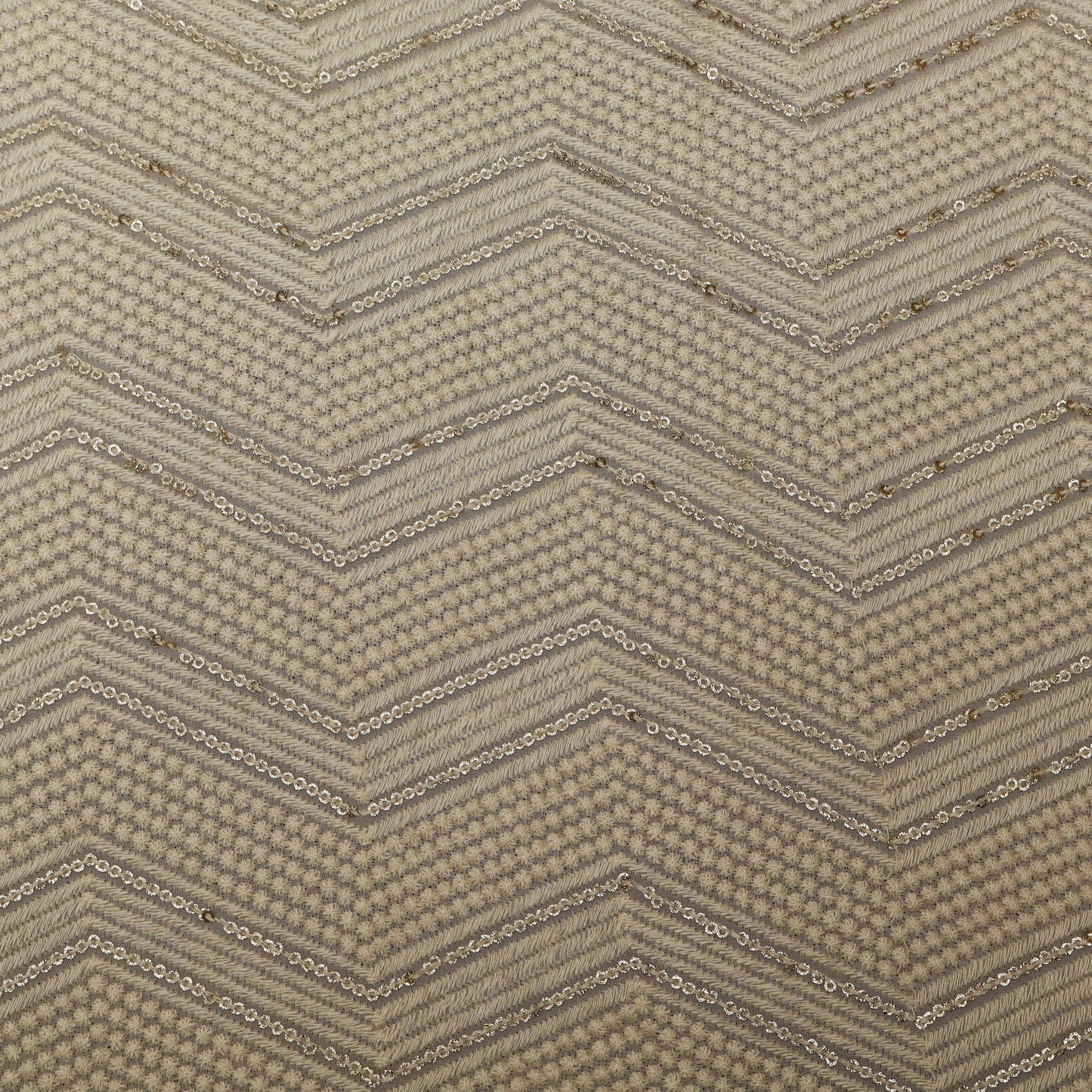 White Color Georgette Embroidery Fabric