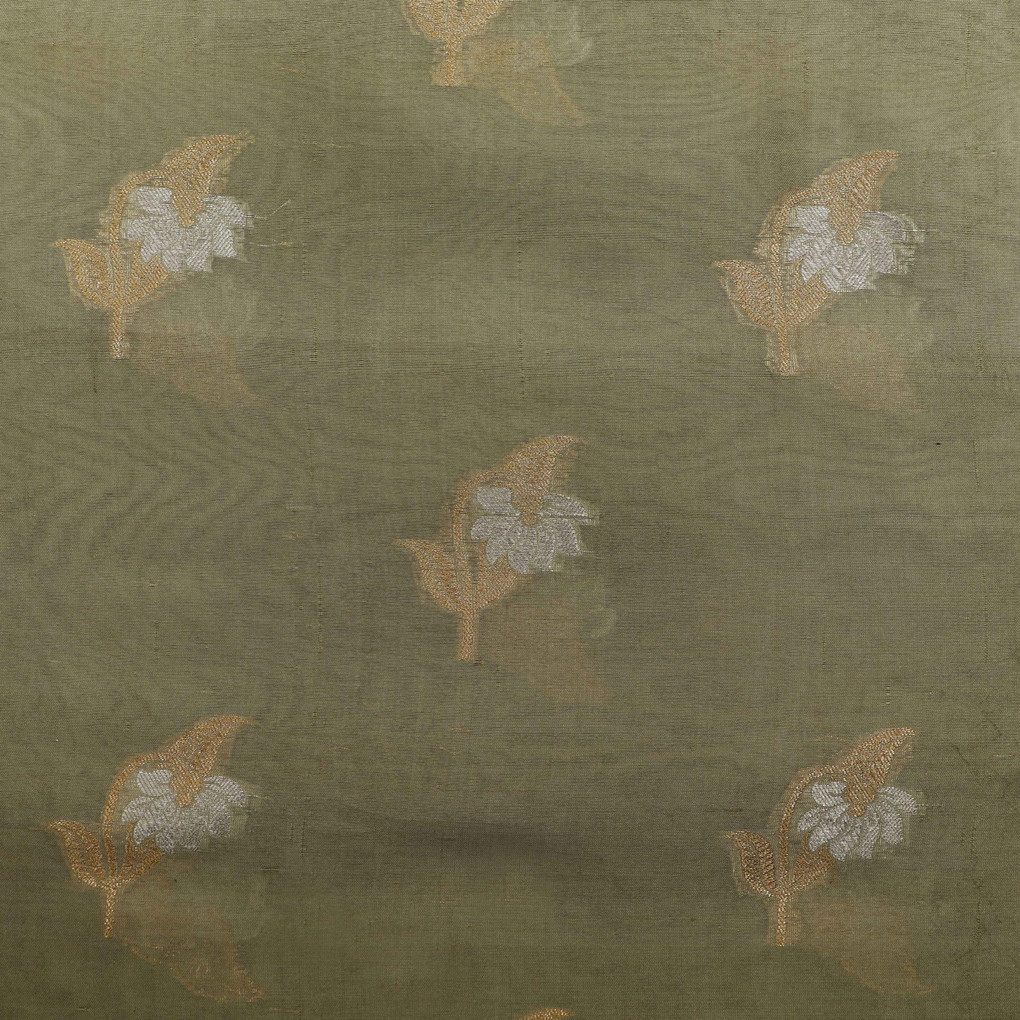 Sea Green Color Brocade Fabric