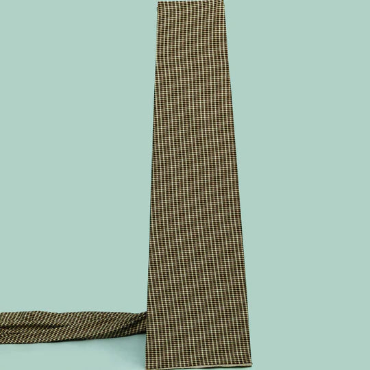 Multicolor Woolen Lycra Cheak Print Fabric (Cut Pieces 2Mtr)