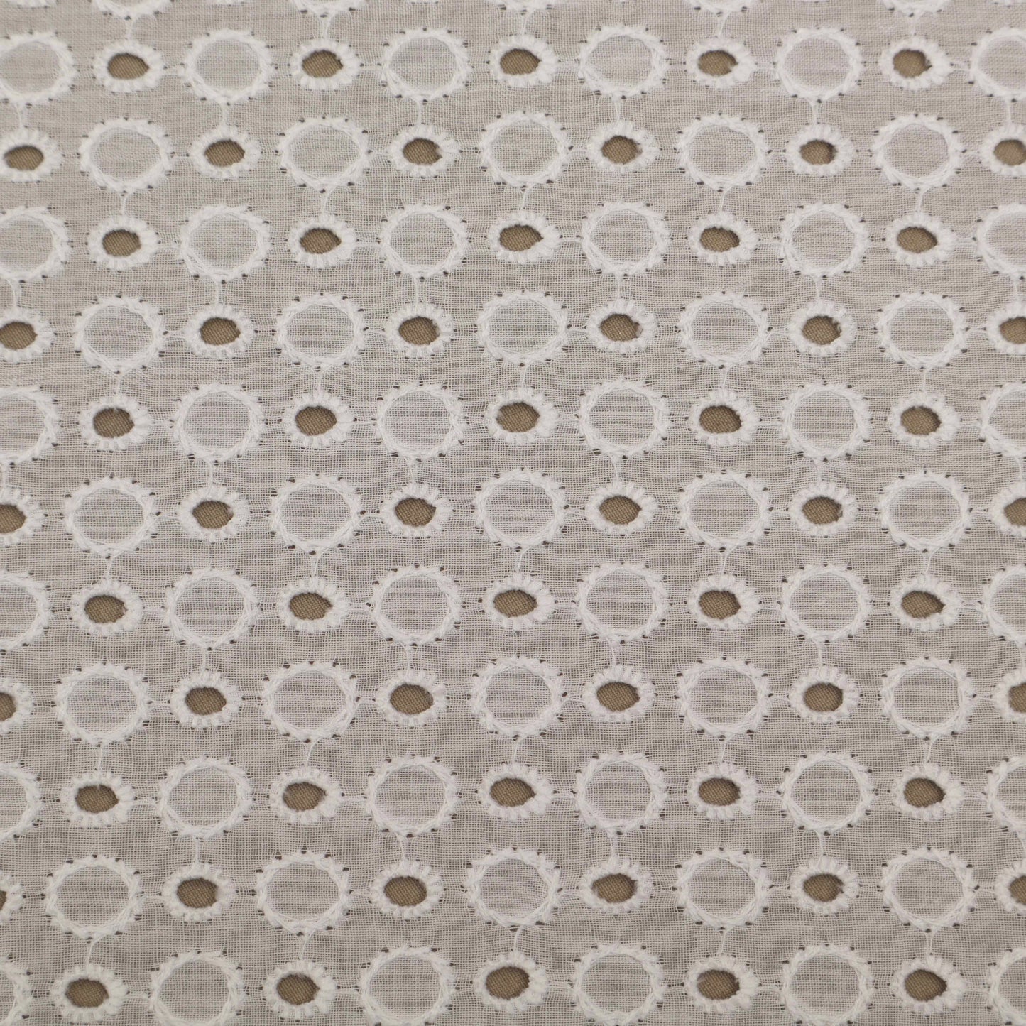 Cotton Chikan Embroidery Fabric