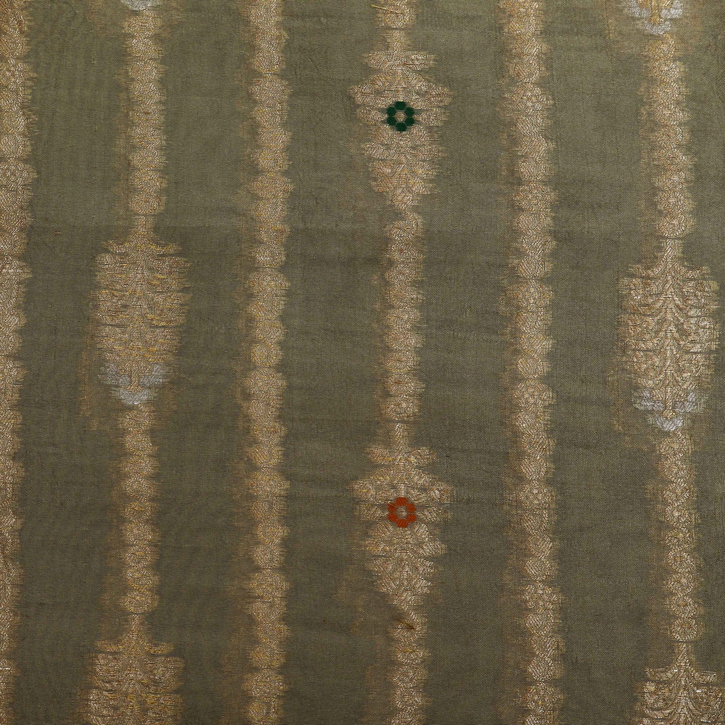 Sea Green Color Brocade Fabric