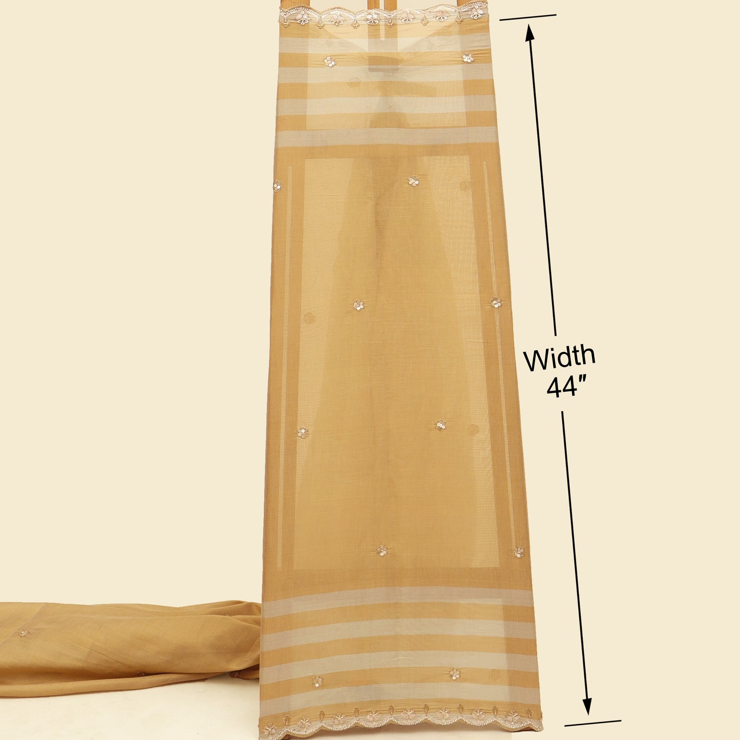 Tissue Border Embroidery Fabric