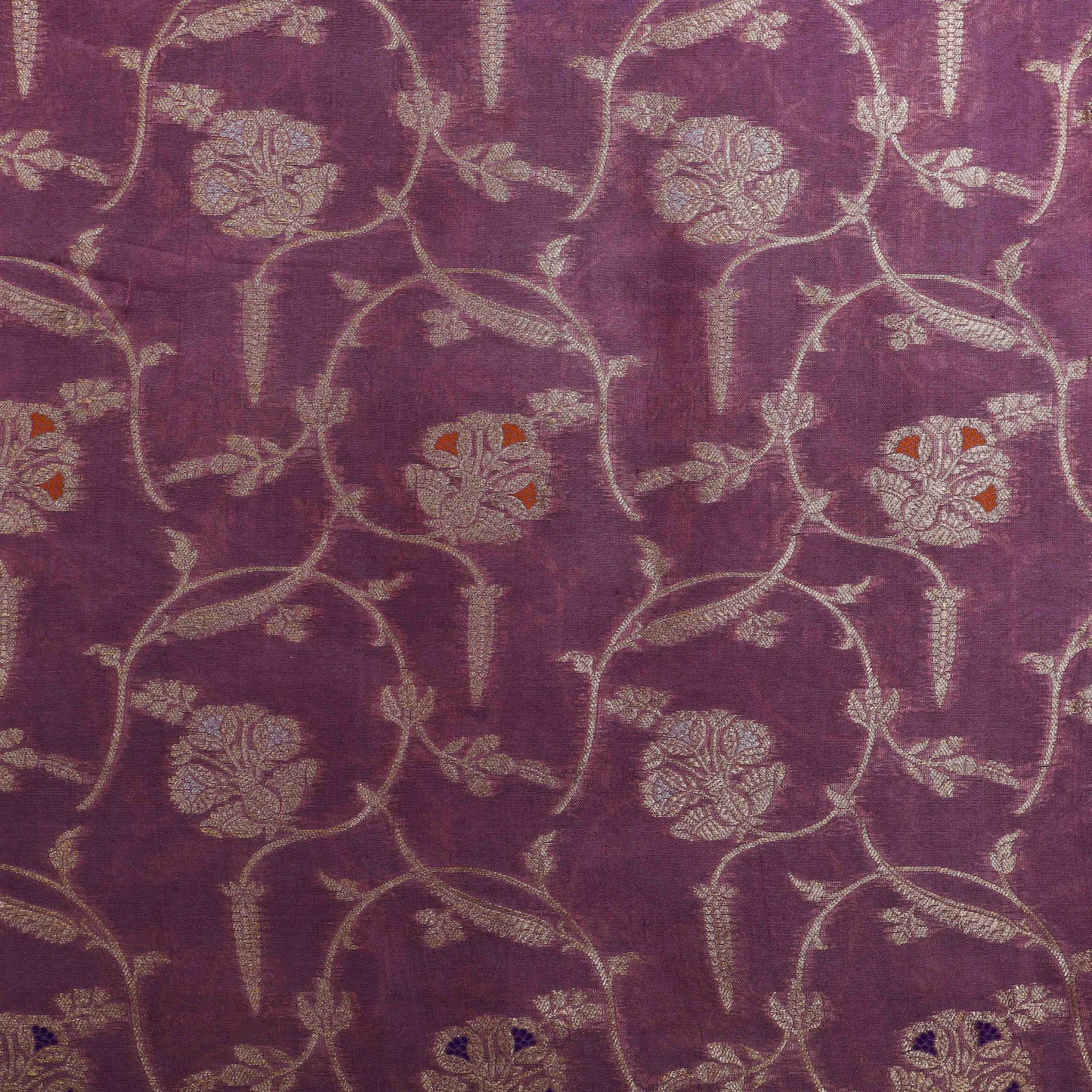 Lavender Color Brocade Fabric
