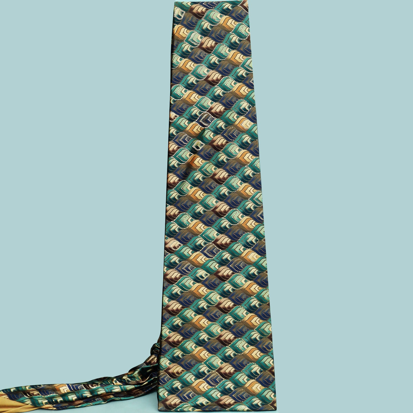 Multicolor Velvet Lycra Foil Print Fabric