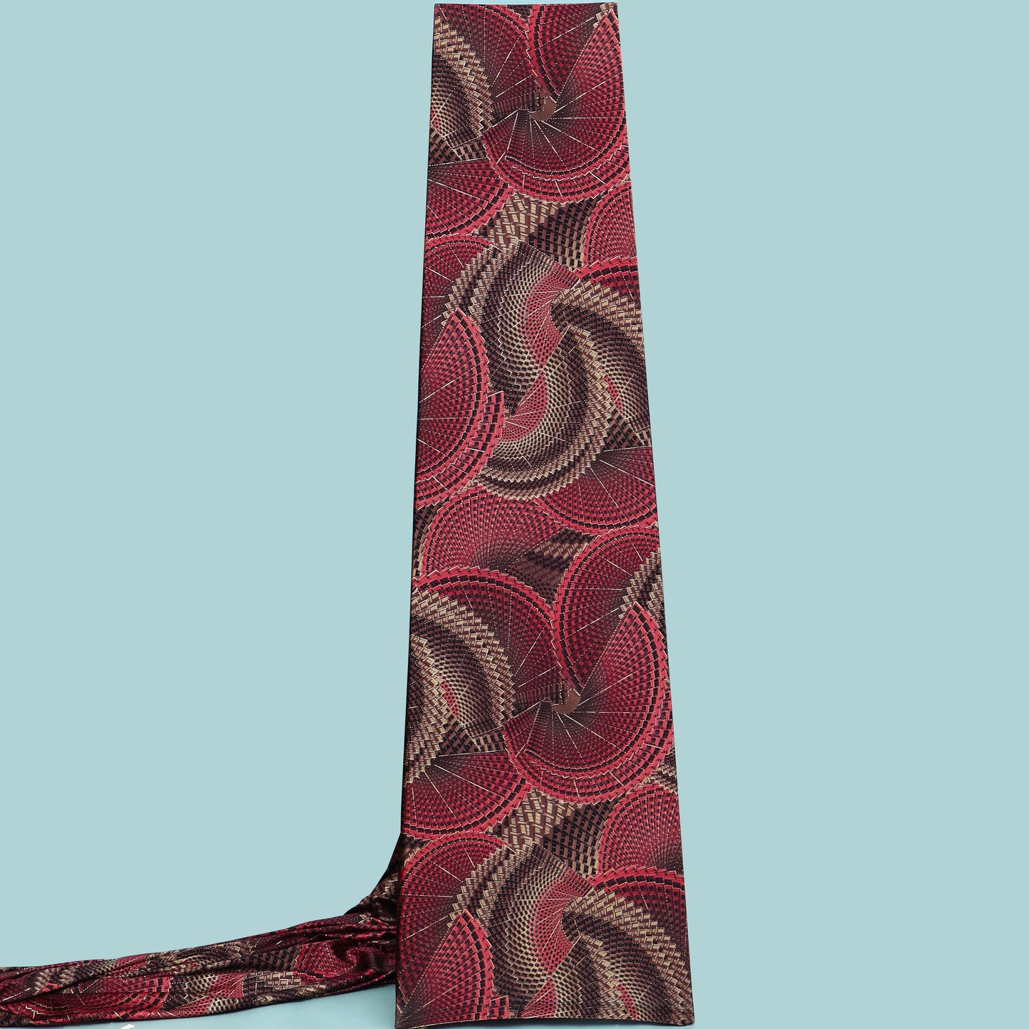 Velvet Lycra Foil Print Fabric