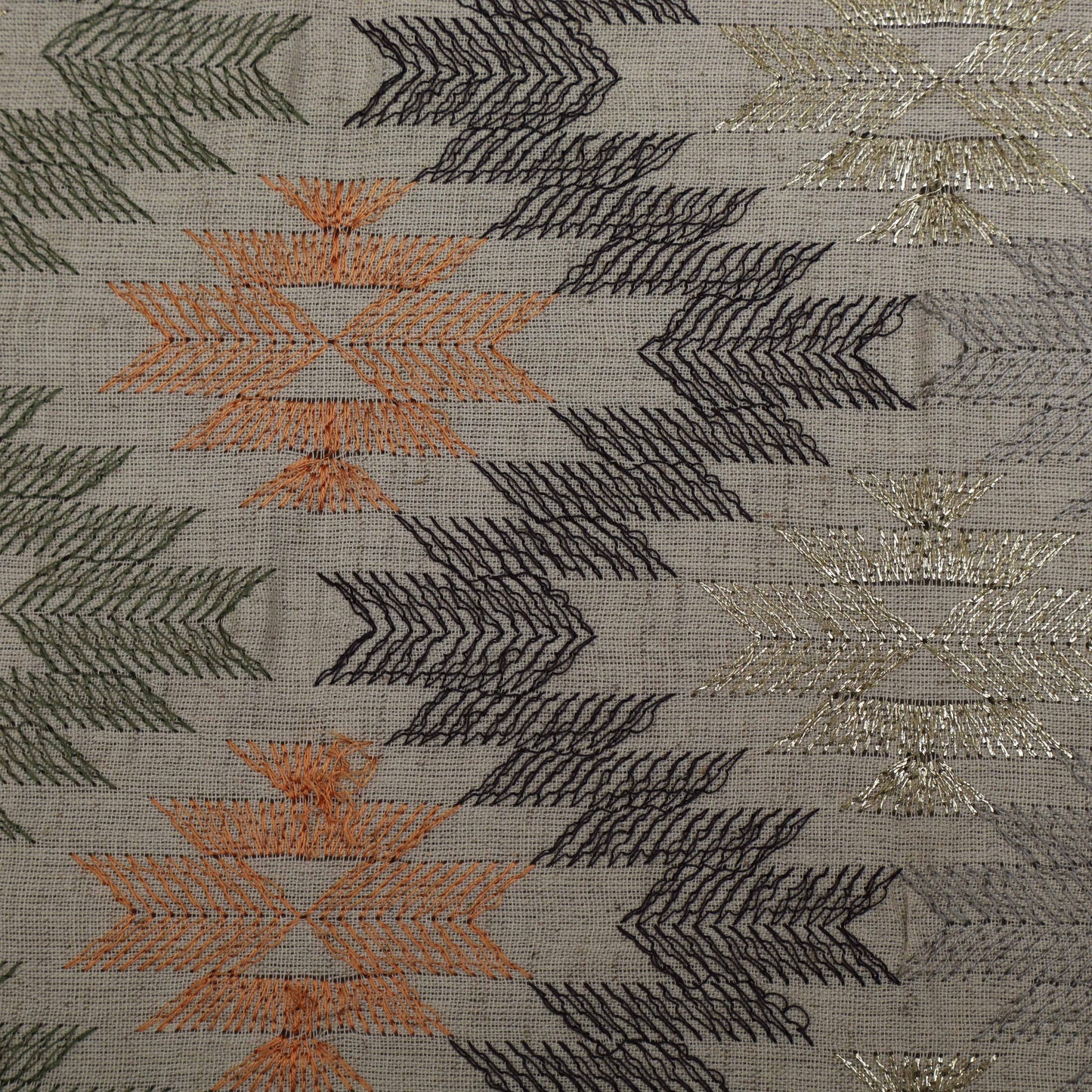 Multicolor Linen Print Fabric