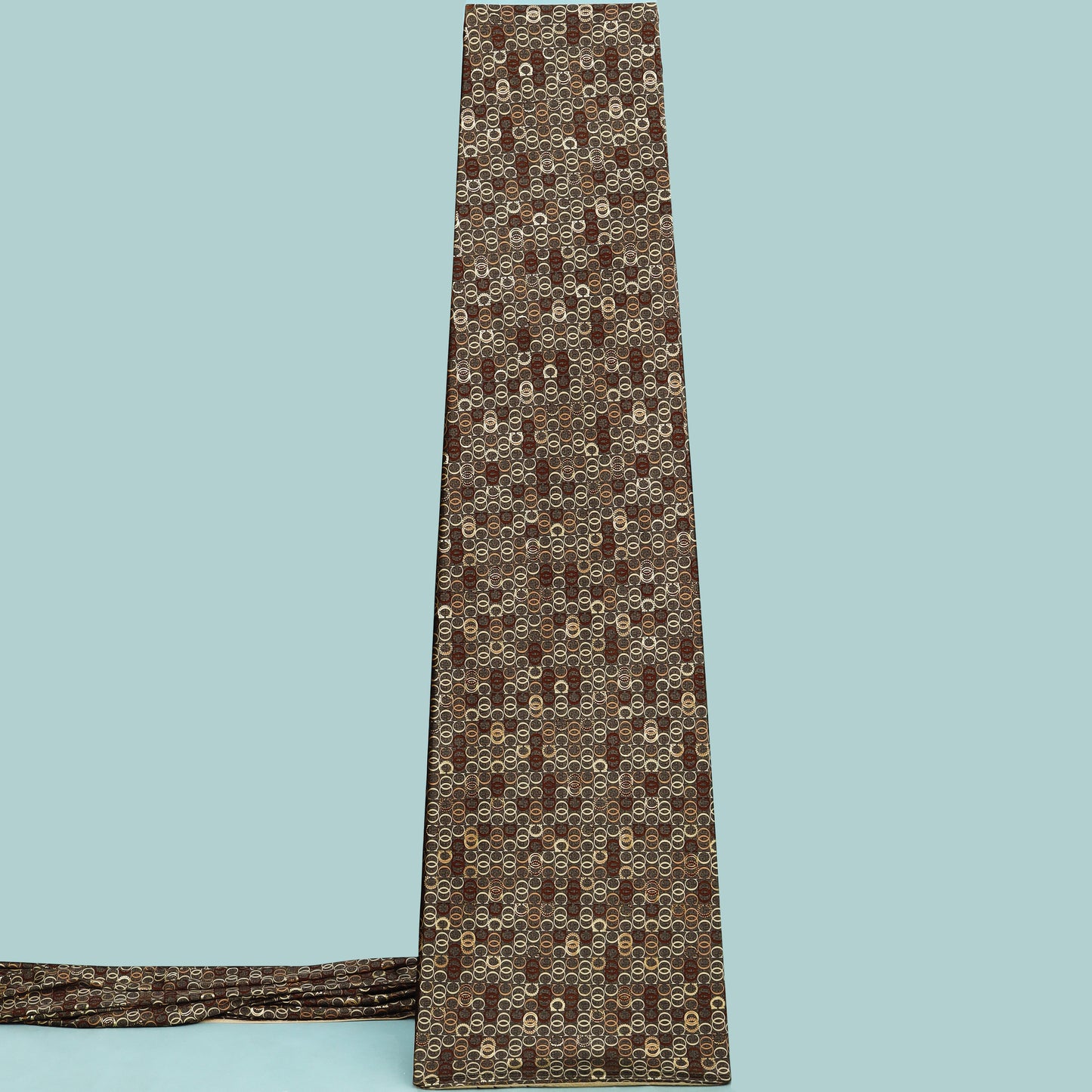 Multicolor Velvet Lycra Foil Print Fabric