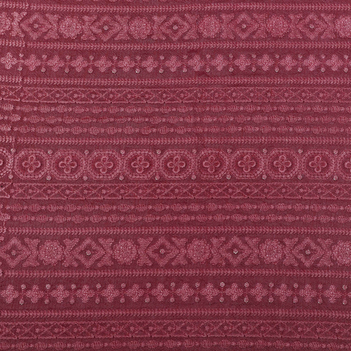 Nokia Silk Embroidery Fabric (Cut Pieces 1Mtr)