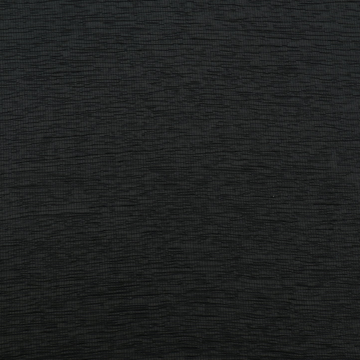 Coal Black Color Crush Crepe Plain Fabric