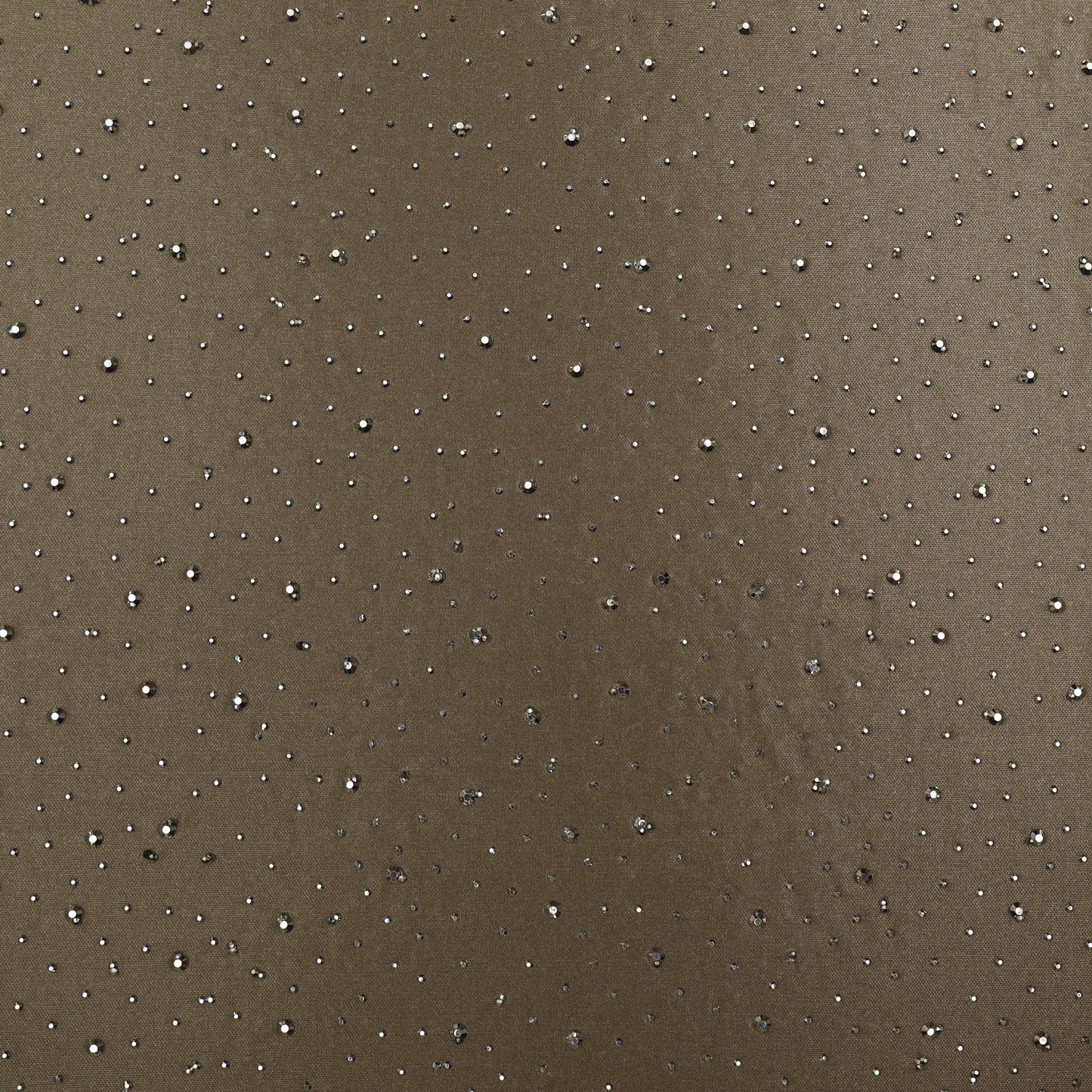 Beige Color Satin Glitter Fabric