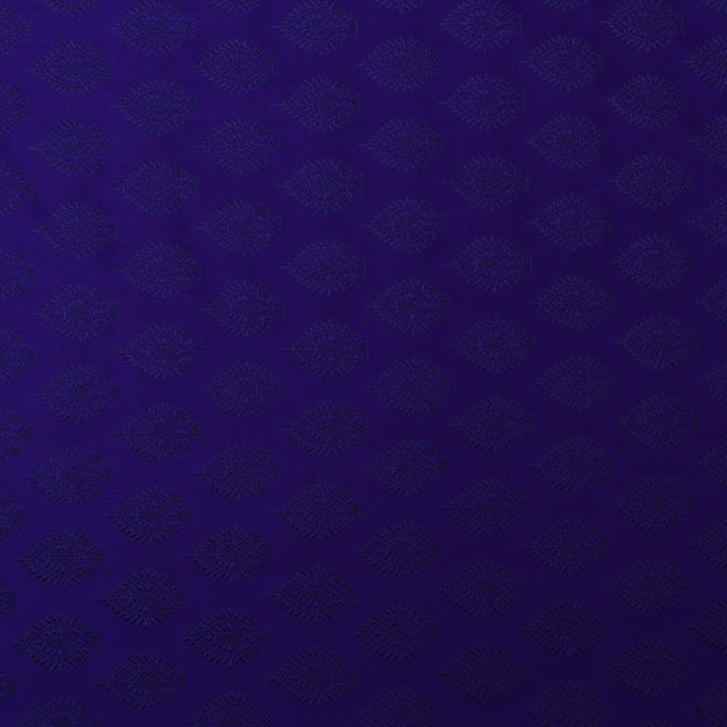 Royal Blue Color Tanchui Self Brocade Fabric