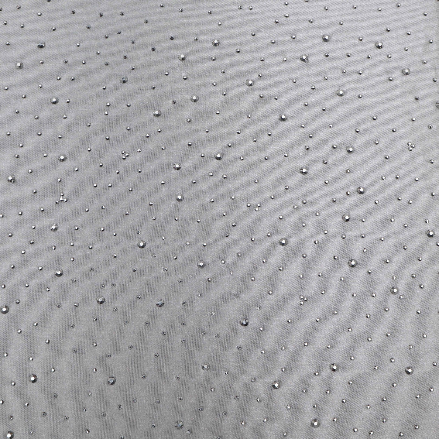 White Color Satin Glitter Fabric