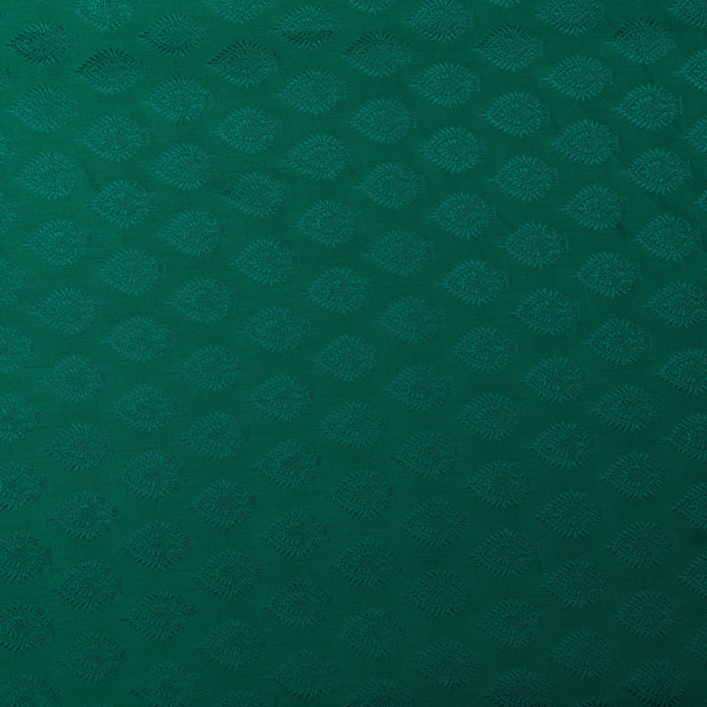 Green Color Tanchui Self Brocade Fabric