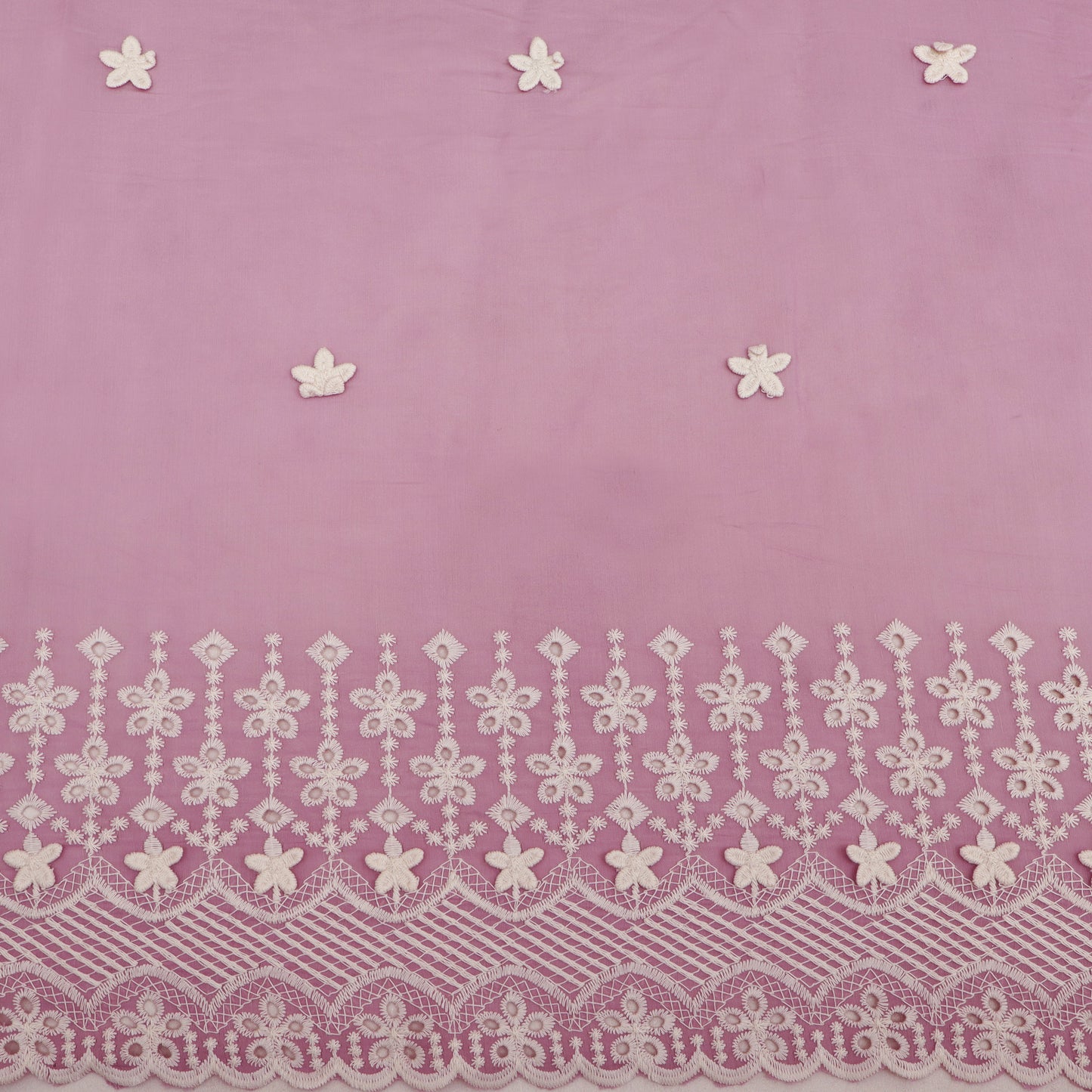 Chanderi Embroidery Fabric