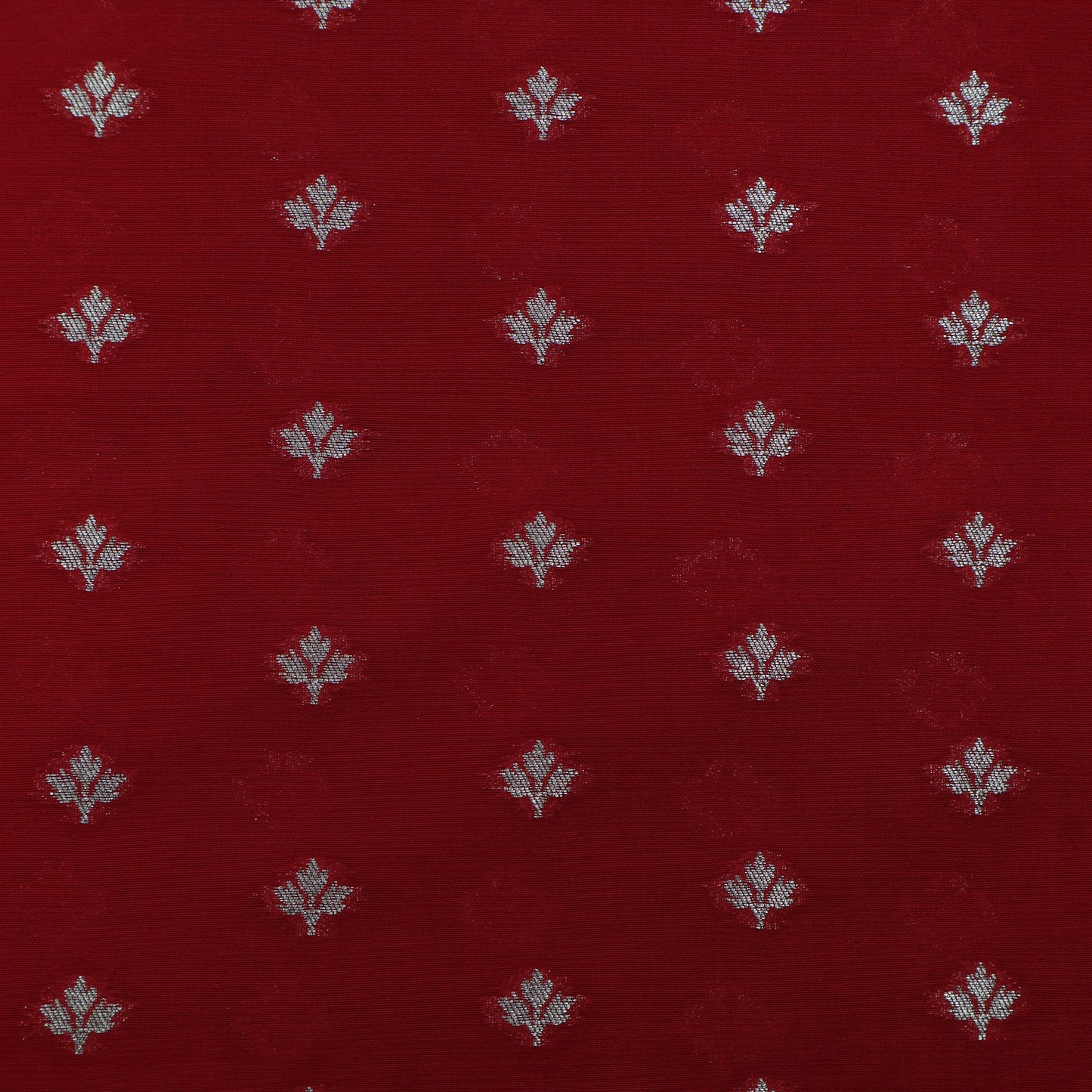 Gajri Color Brocade Fabric