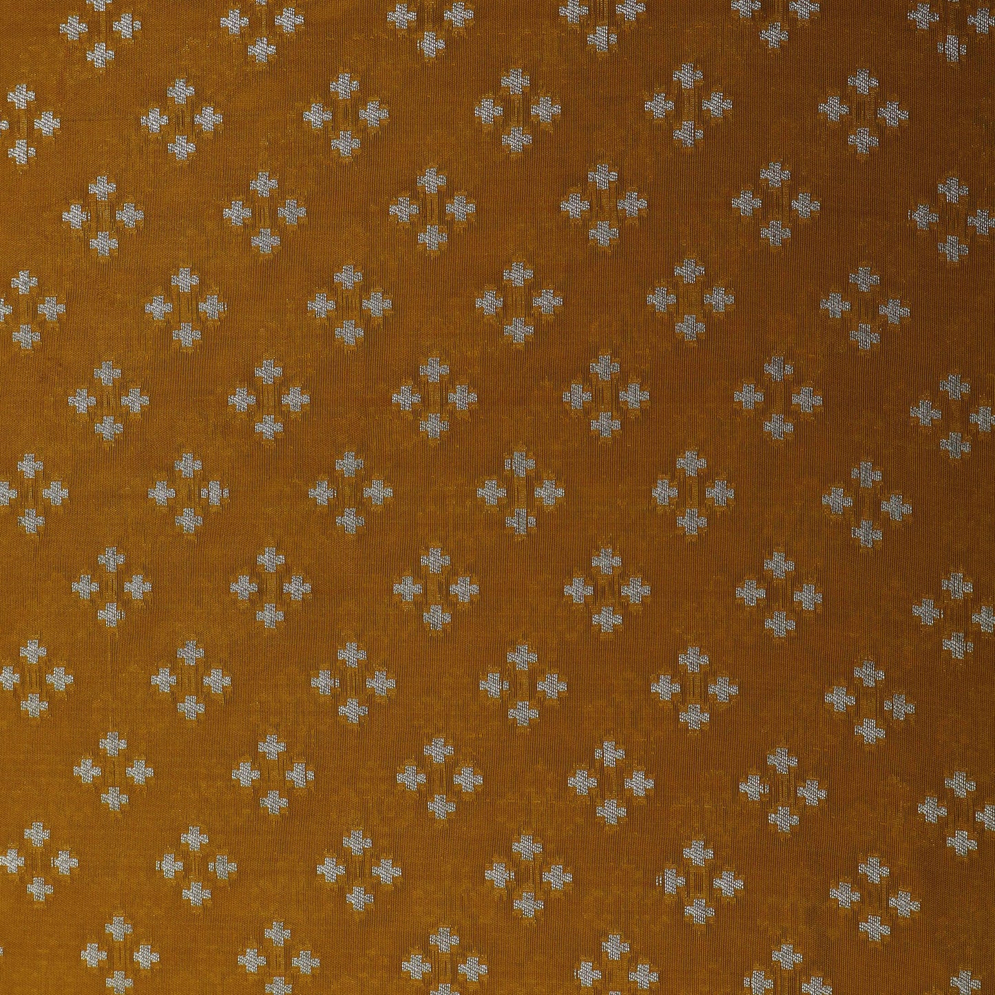 Mustard Color Brocade Fabric
