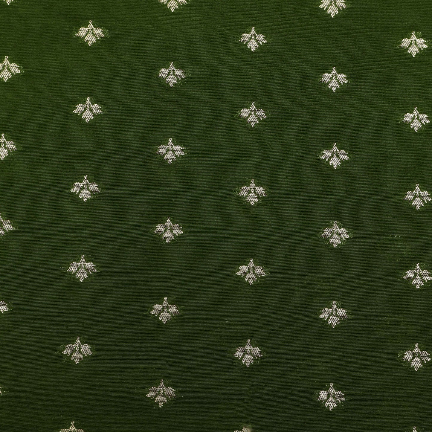 Green Color Brocade Fabric