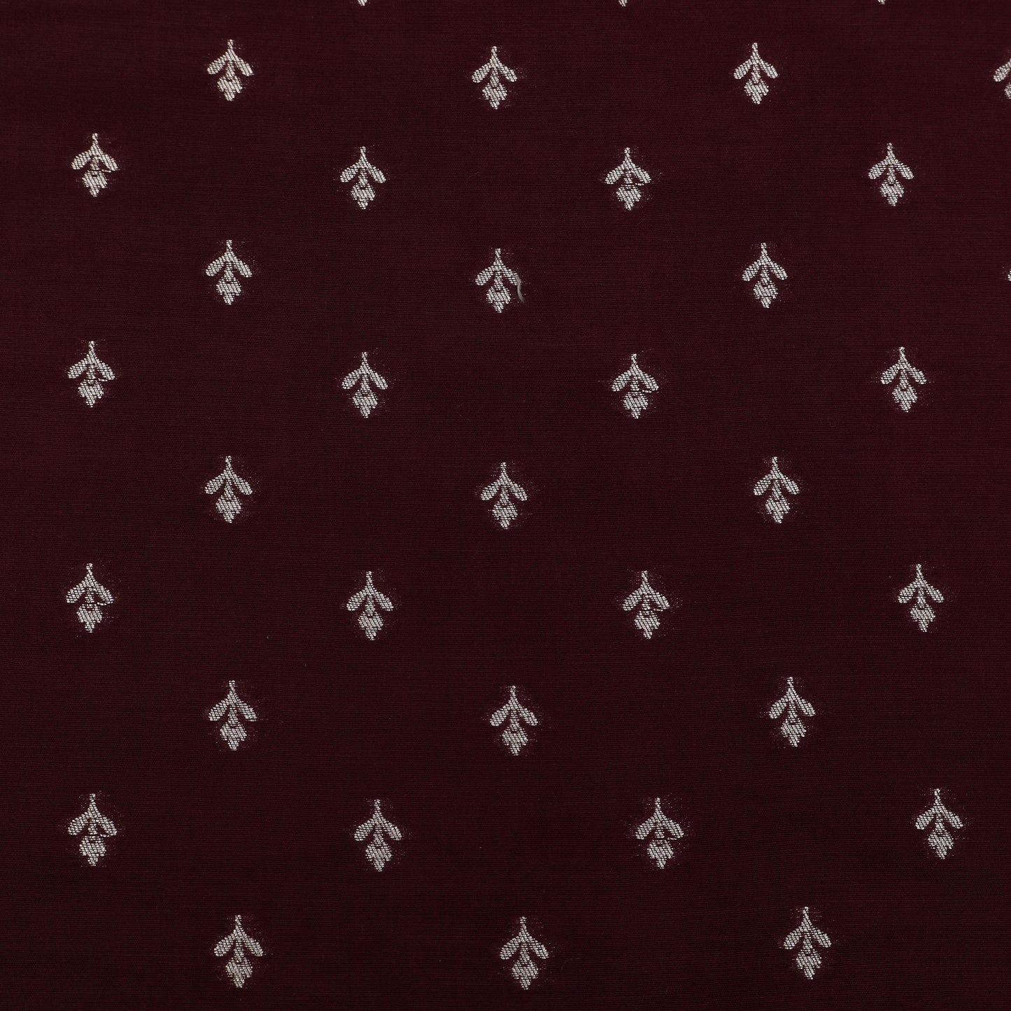 Wine Color Brocade Fabric