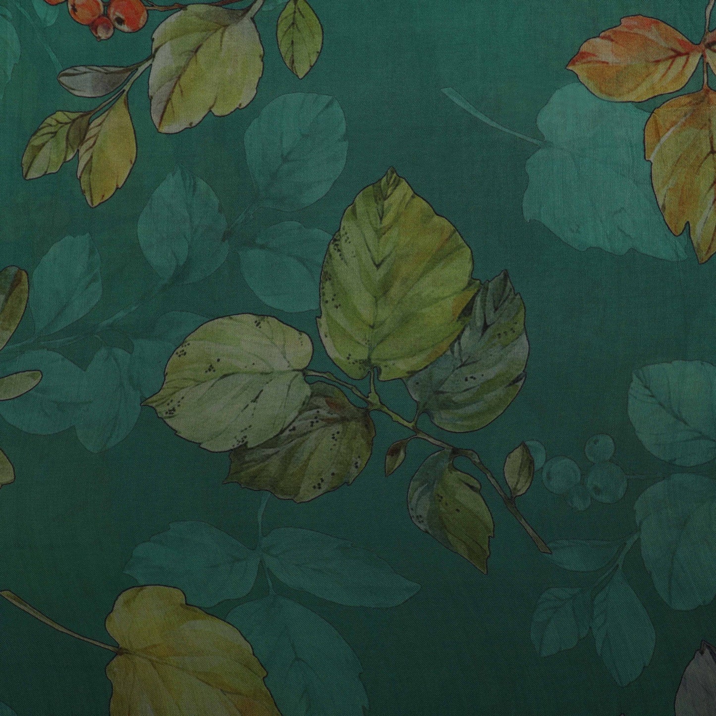 Colored Color Mulmul Print Fabric