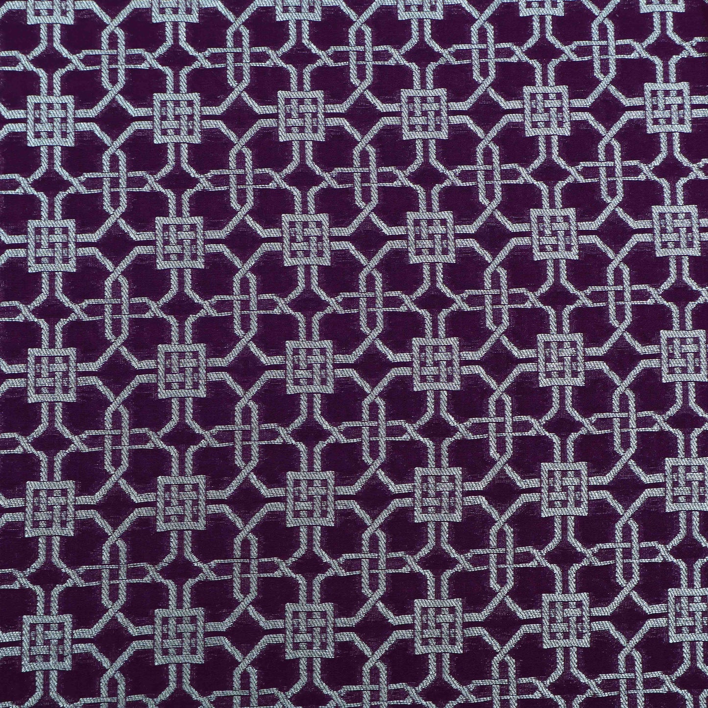 Purple Color Brocade Fabric