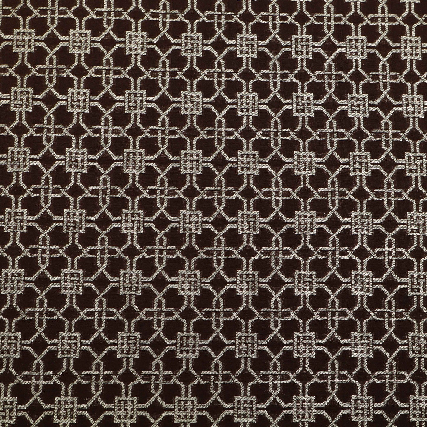 Rust Color Brocade Fabric