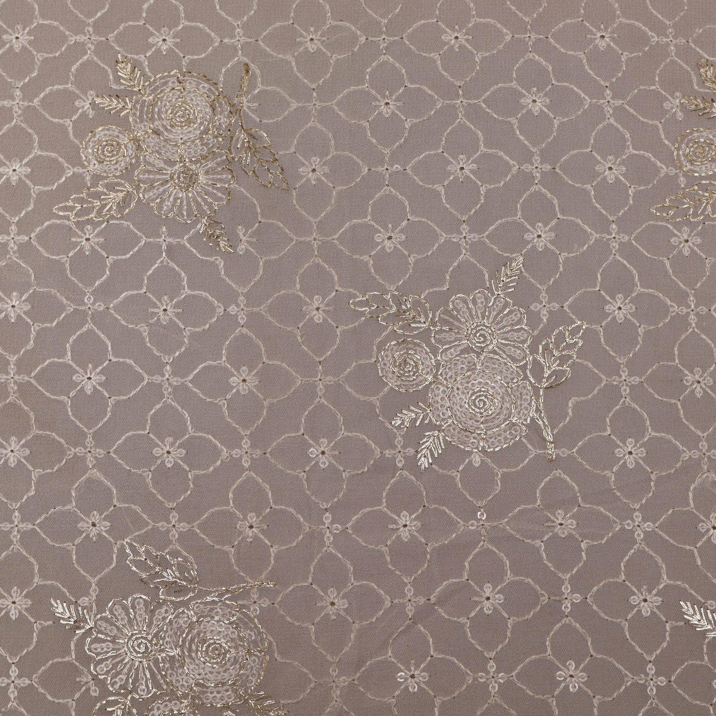 Georgette Embroidery Fabric