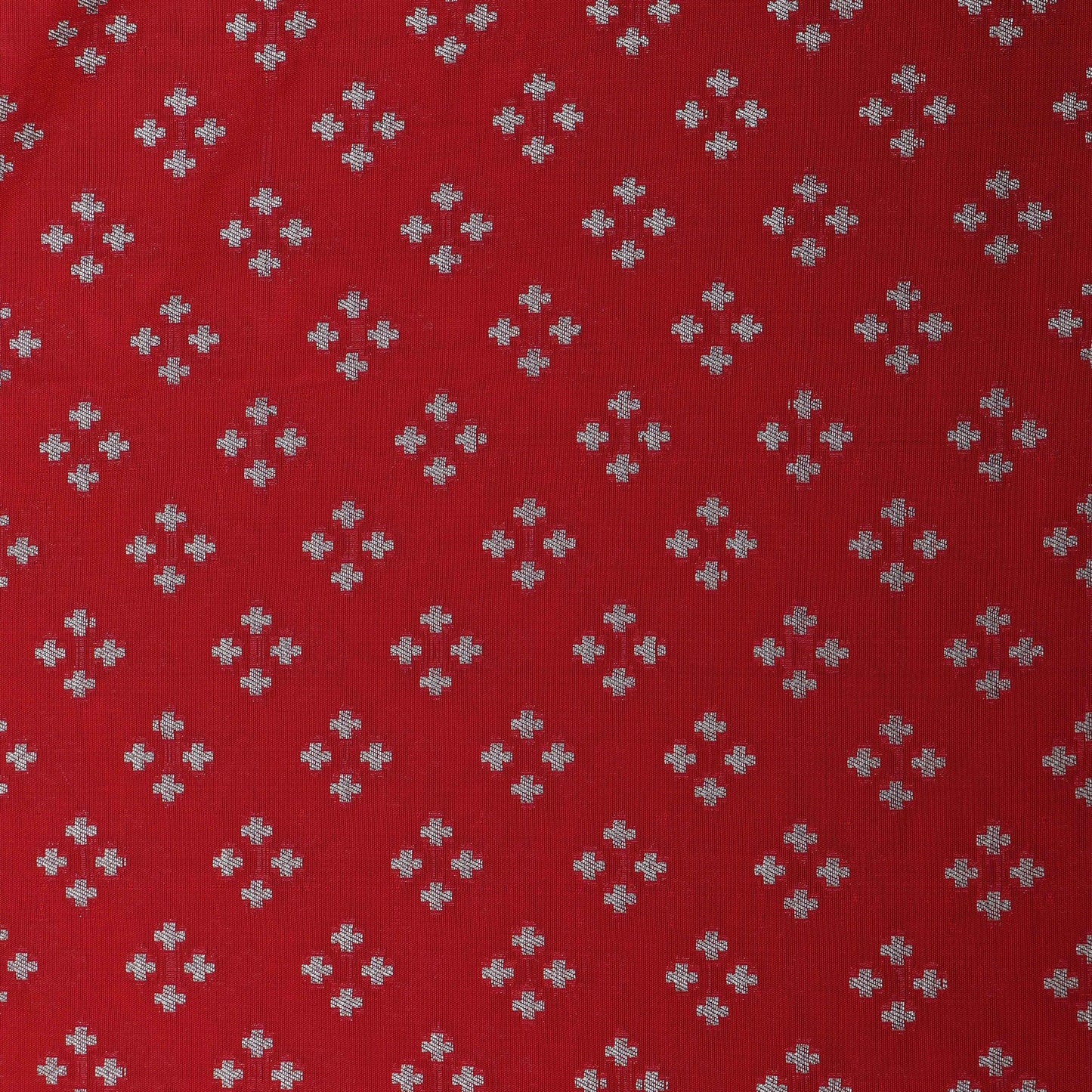 Red Color Brocade Fabric