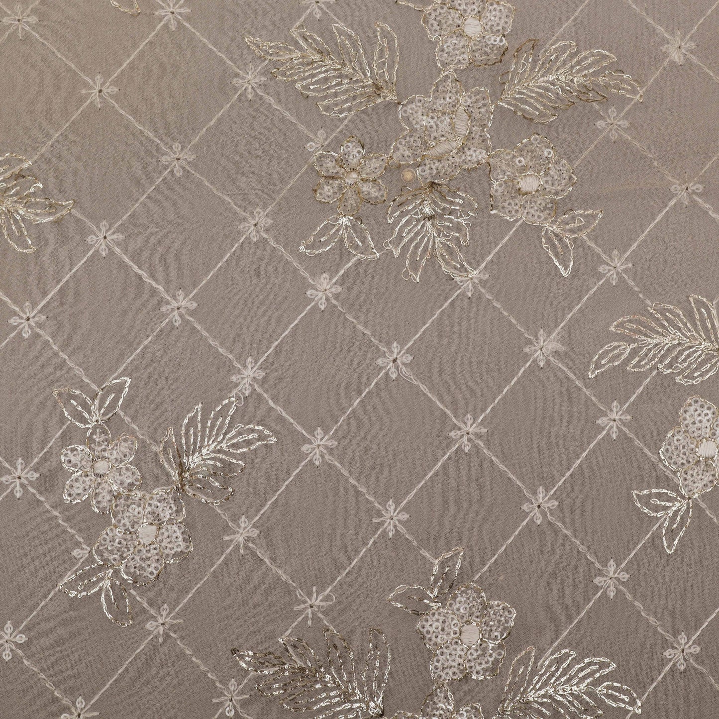 Georgette Embroidery Fabric