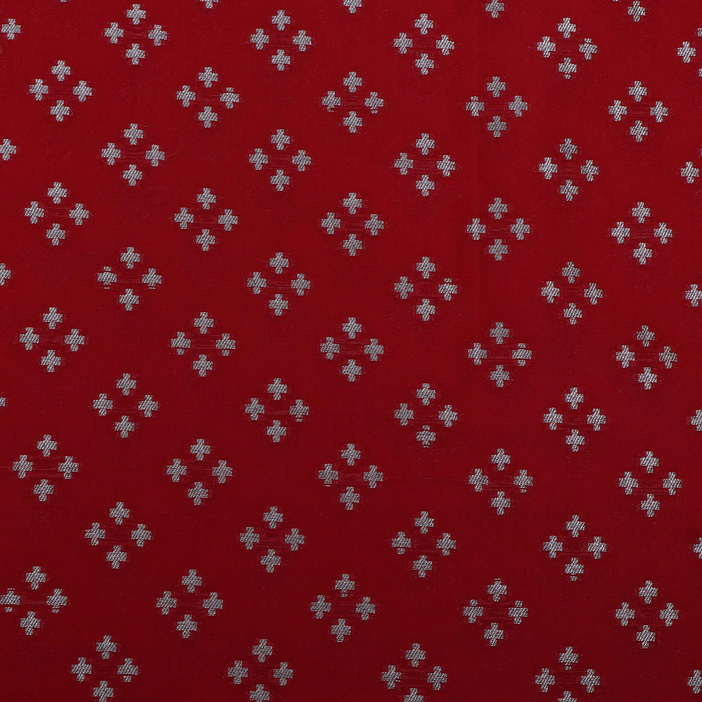 Red Color Brocade Fabric