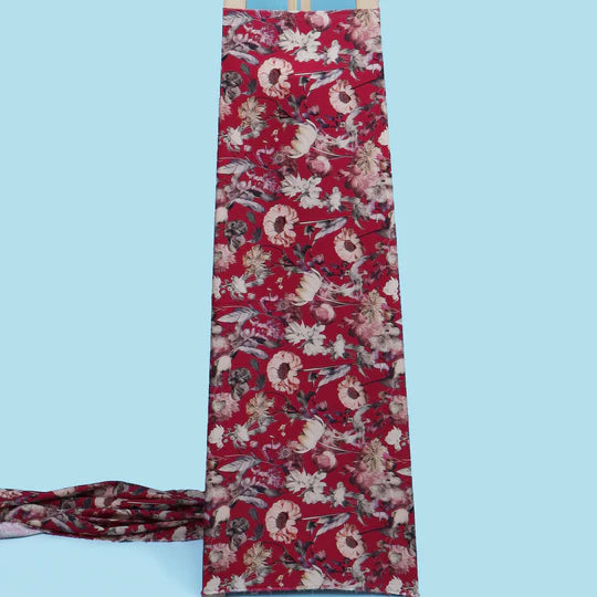 Multicolor Pashmina Print Fabric (Cut Pieces 2Mtr)