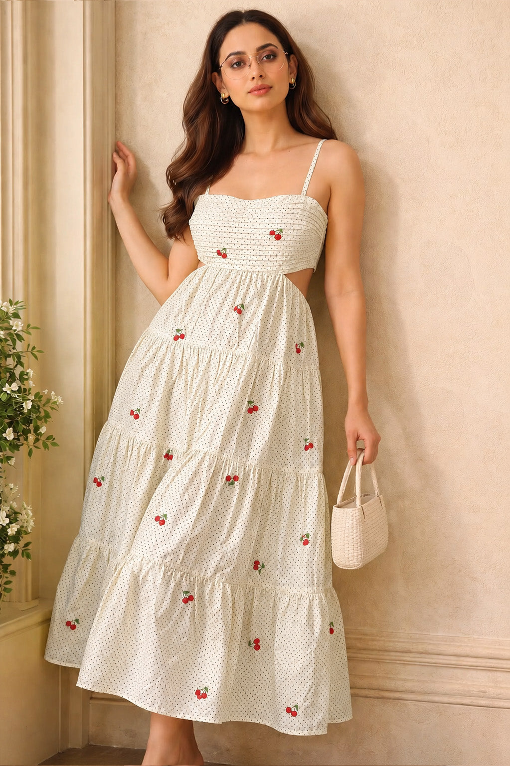 Cotton Print Embroidery Fabric