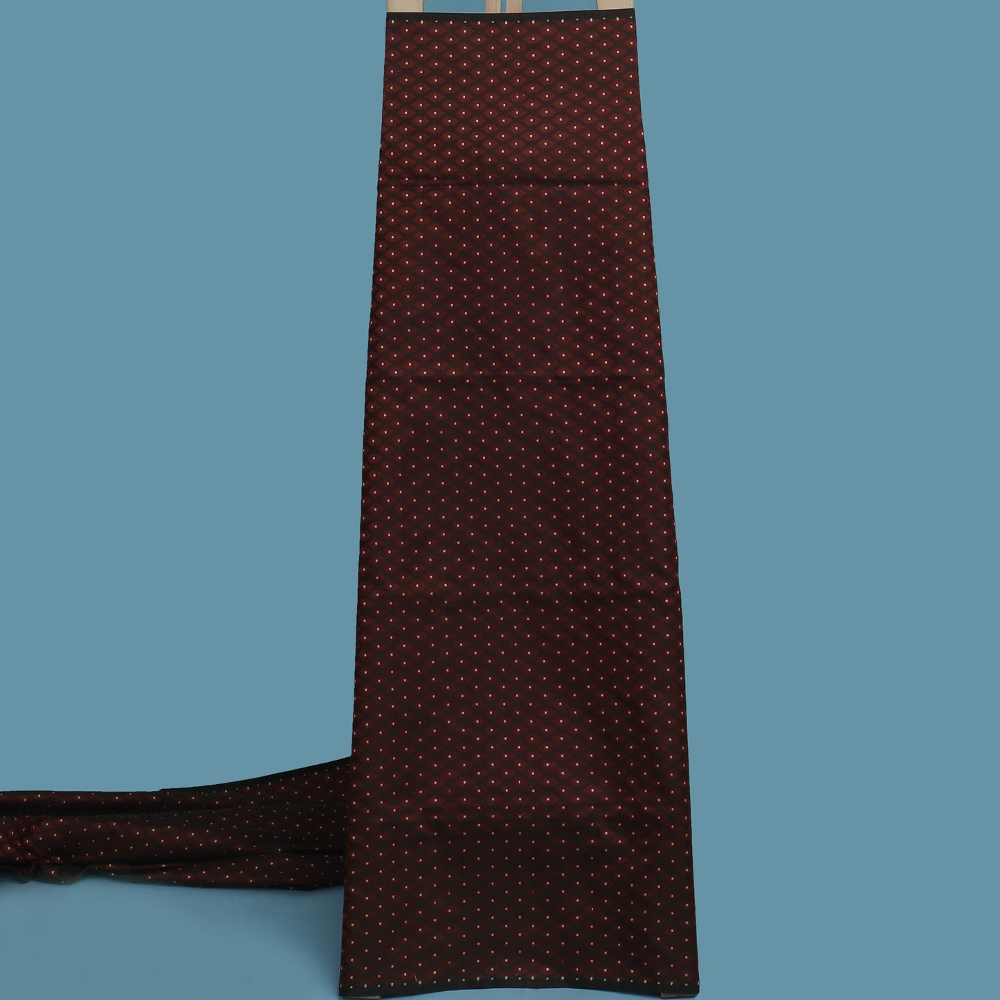 Brown Color Brocade Fabric