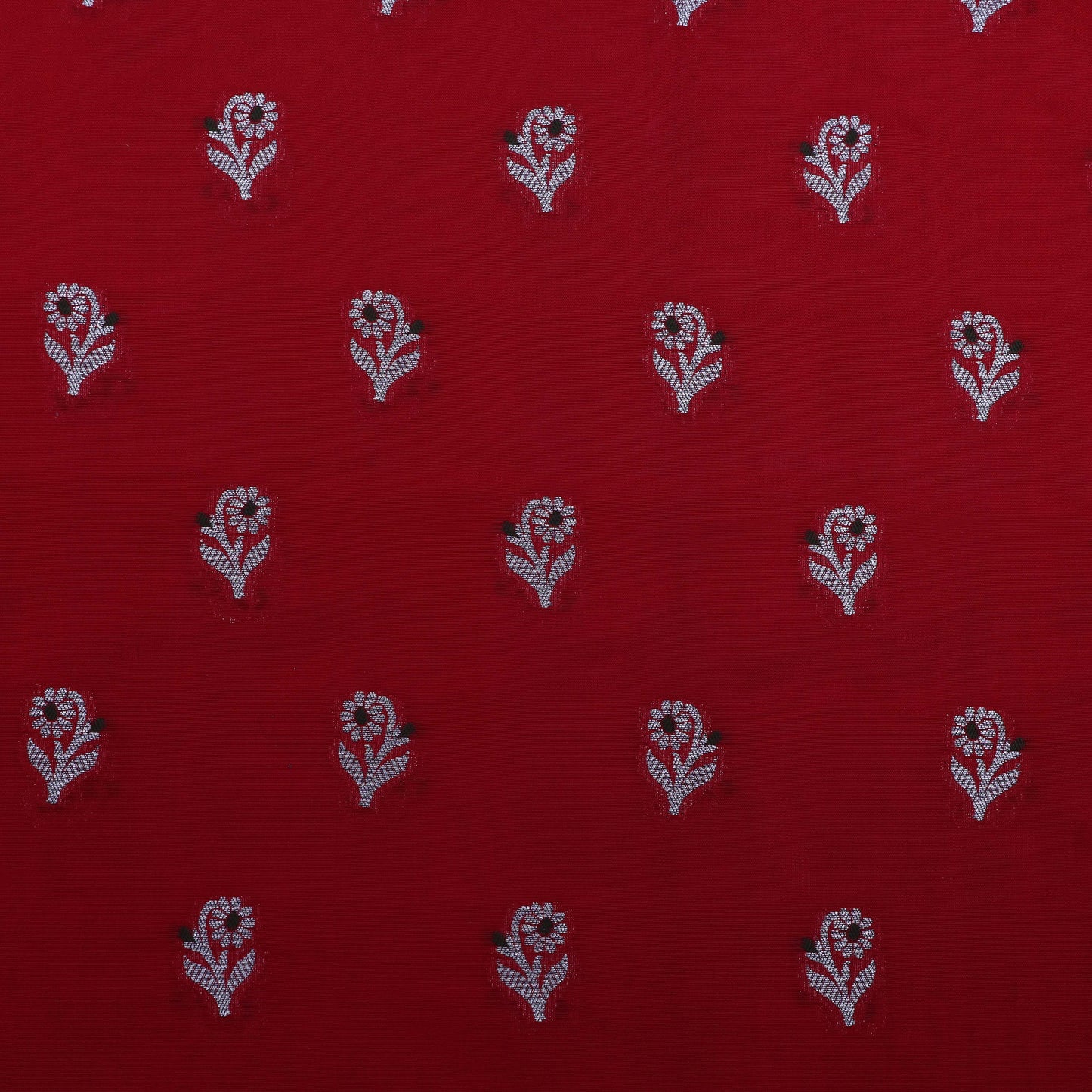 Red Color Brocade Fabric
