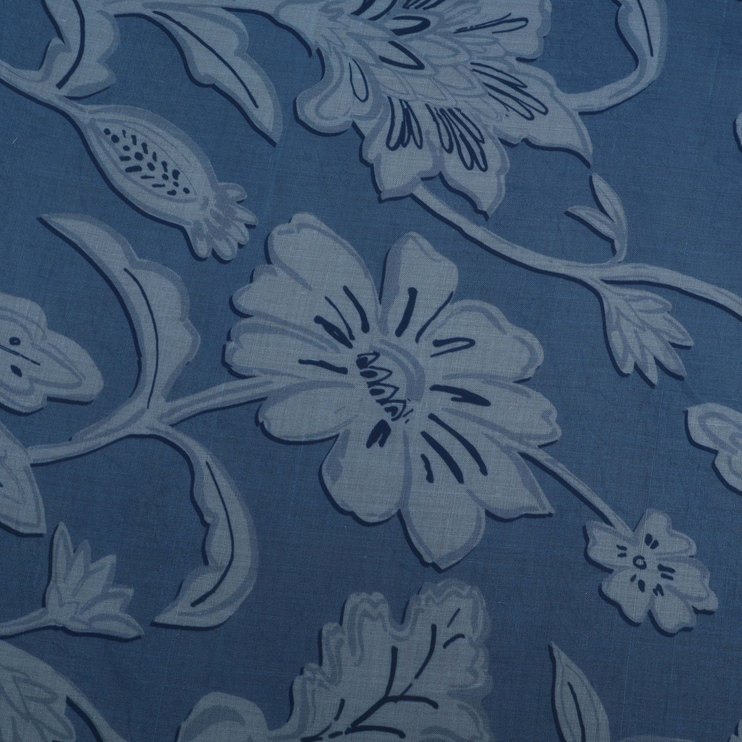 Multi Colored Mulmul Digital Print Fabric