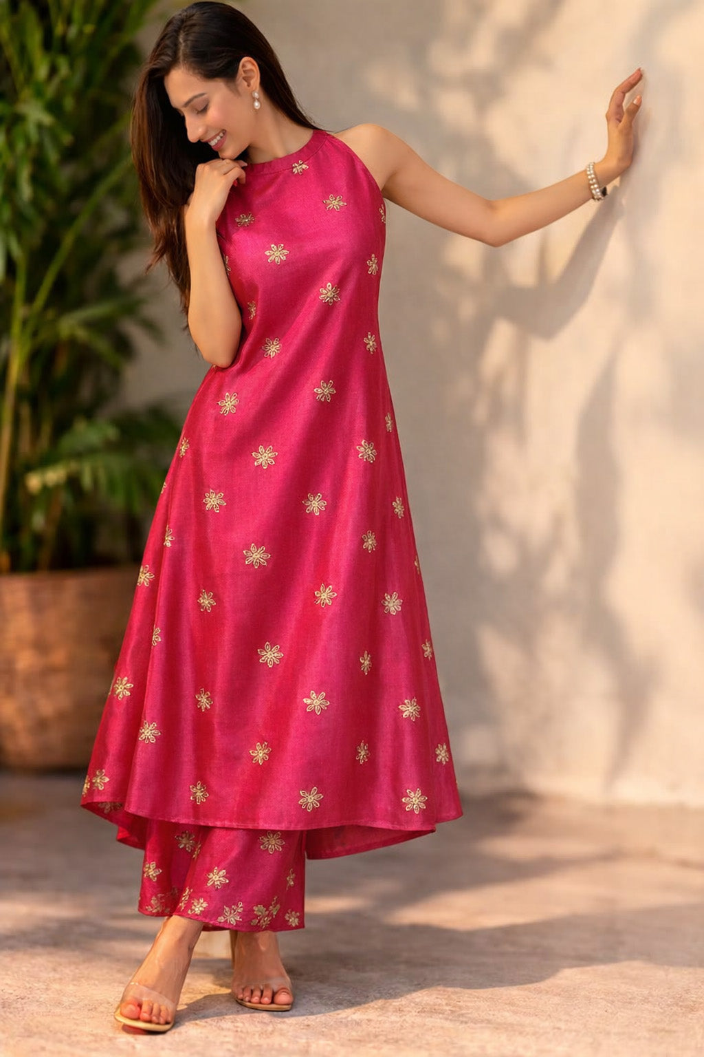 Kota Chanderi Embroidery Fabric