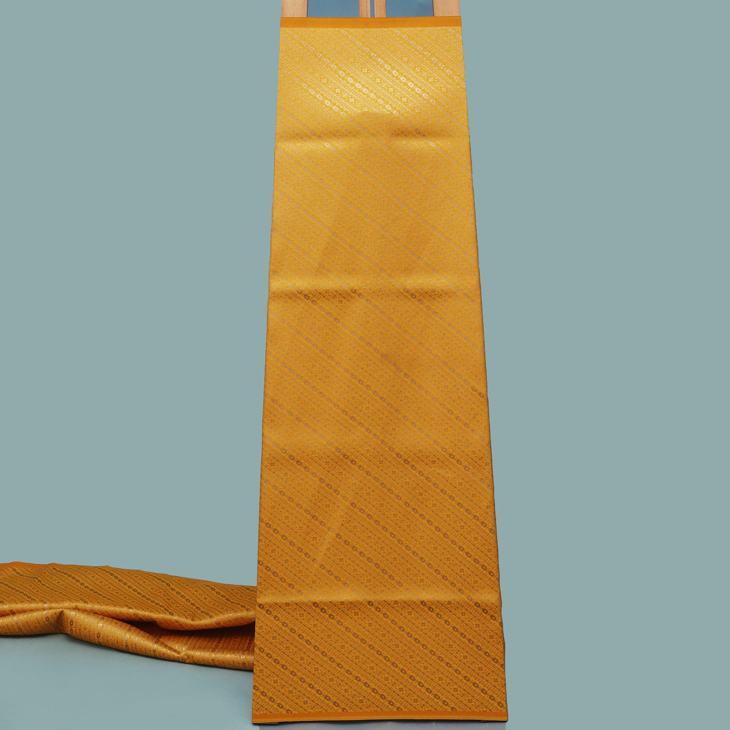 Musturd Color Pauri Brocade Fabric