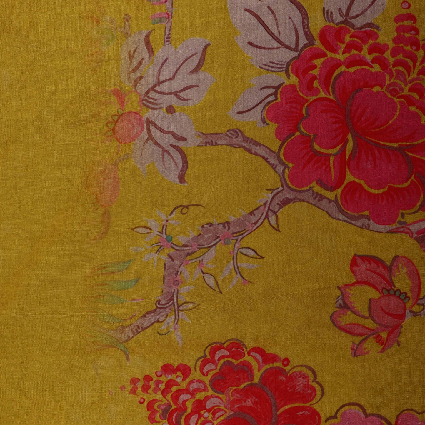 Multi Colored Mulmul Digital Print Fabric