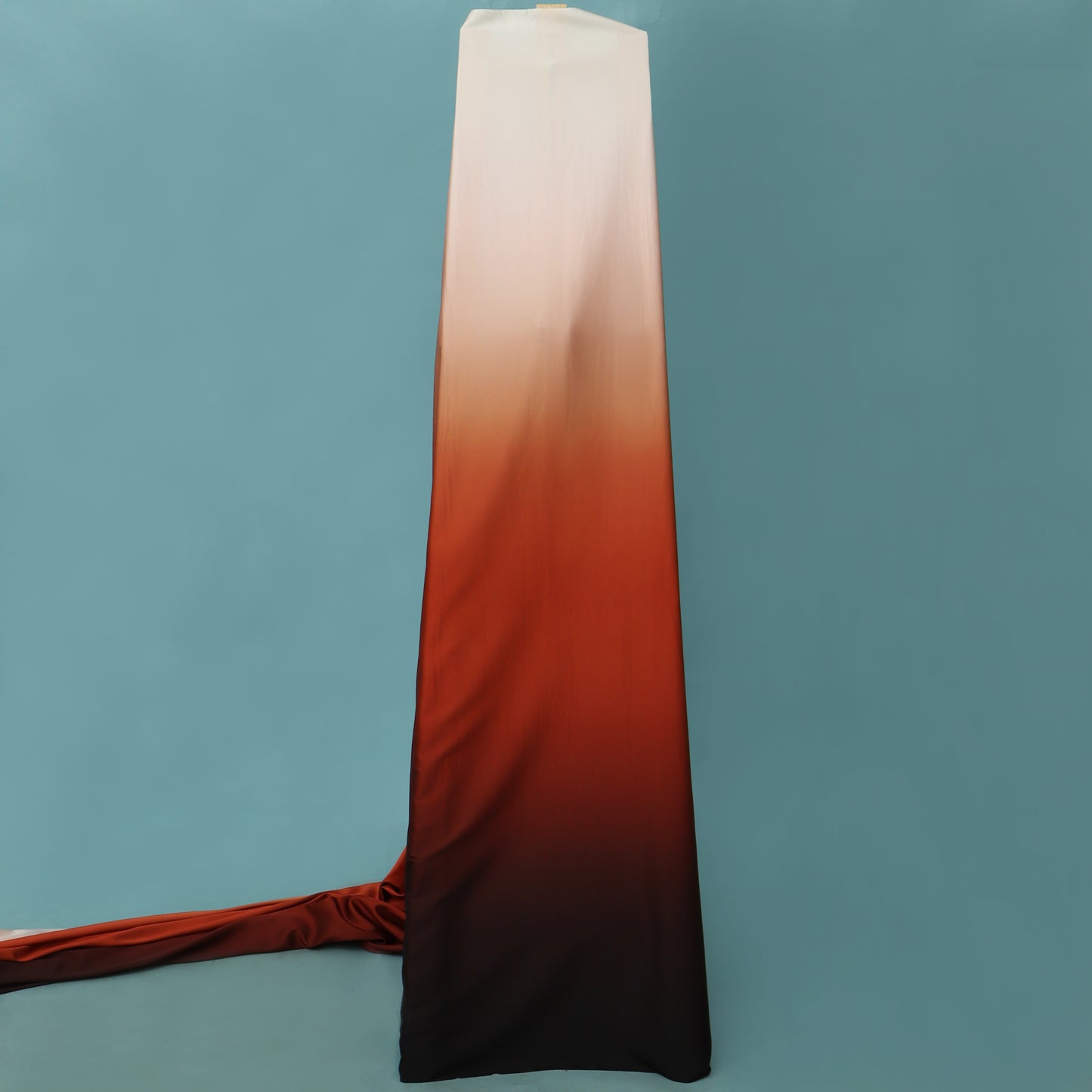 Shaded Ombre Armani Satin Fabric