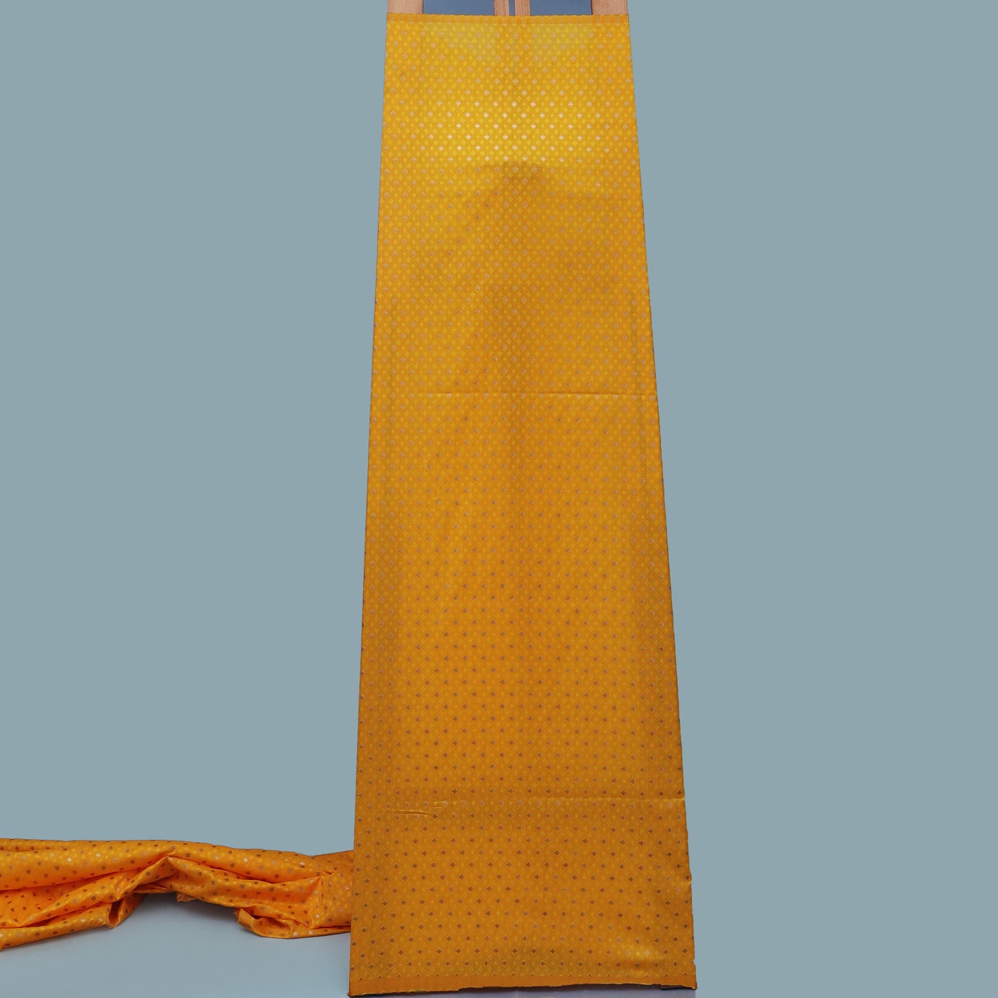 Yellow Color Tanchui Brocade Fabric