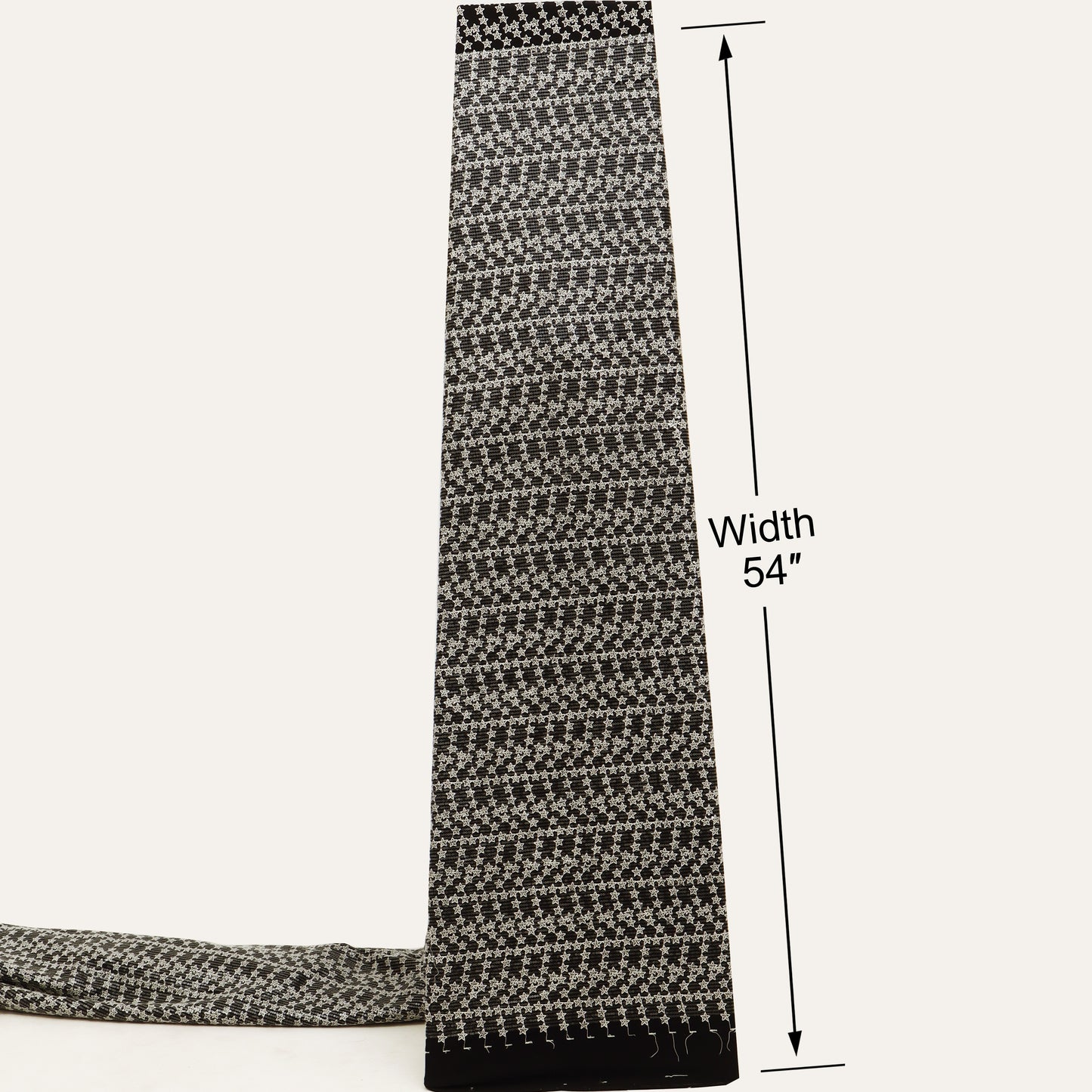 Star Sequins Denim Embroidery