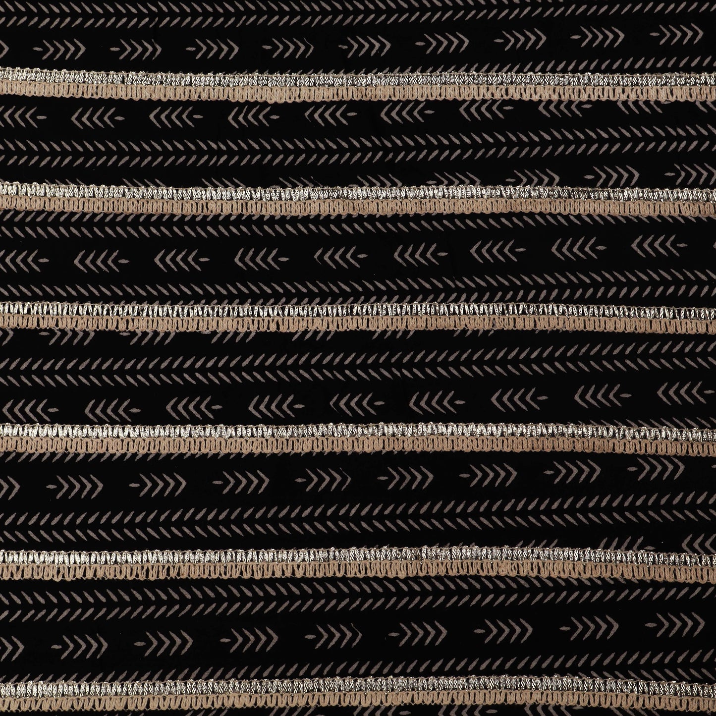 Colored Cotton Gota Work Fabric