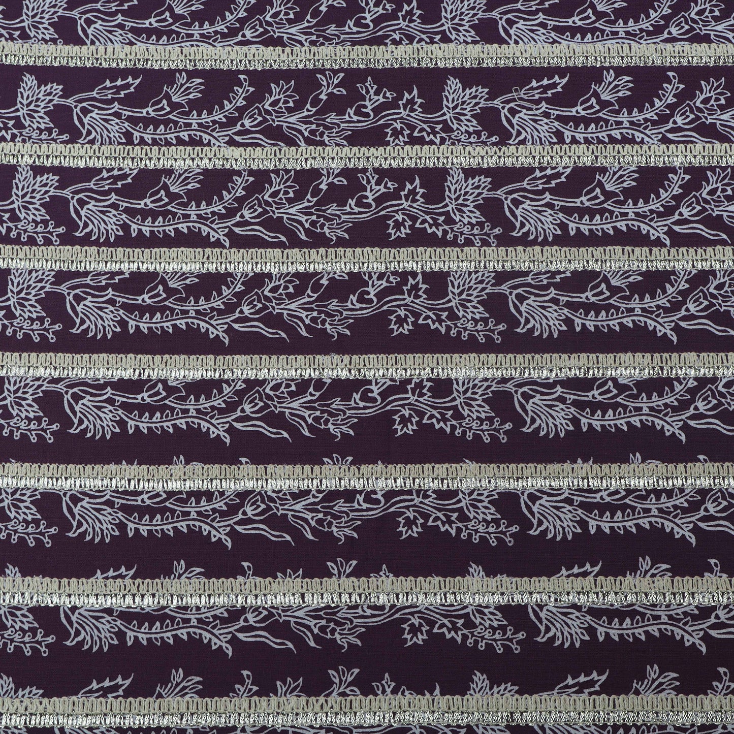 Colored Cotton Gota Work Fabric