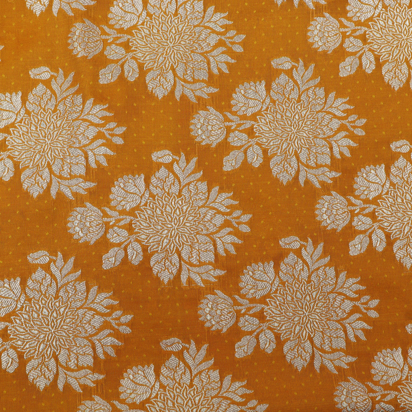 Mustard Color Brocade Fabric