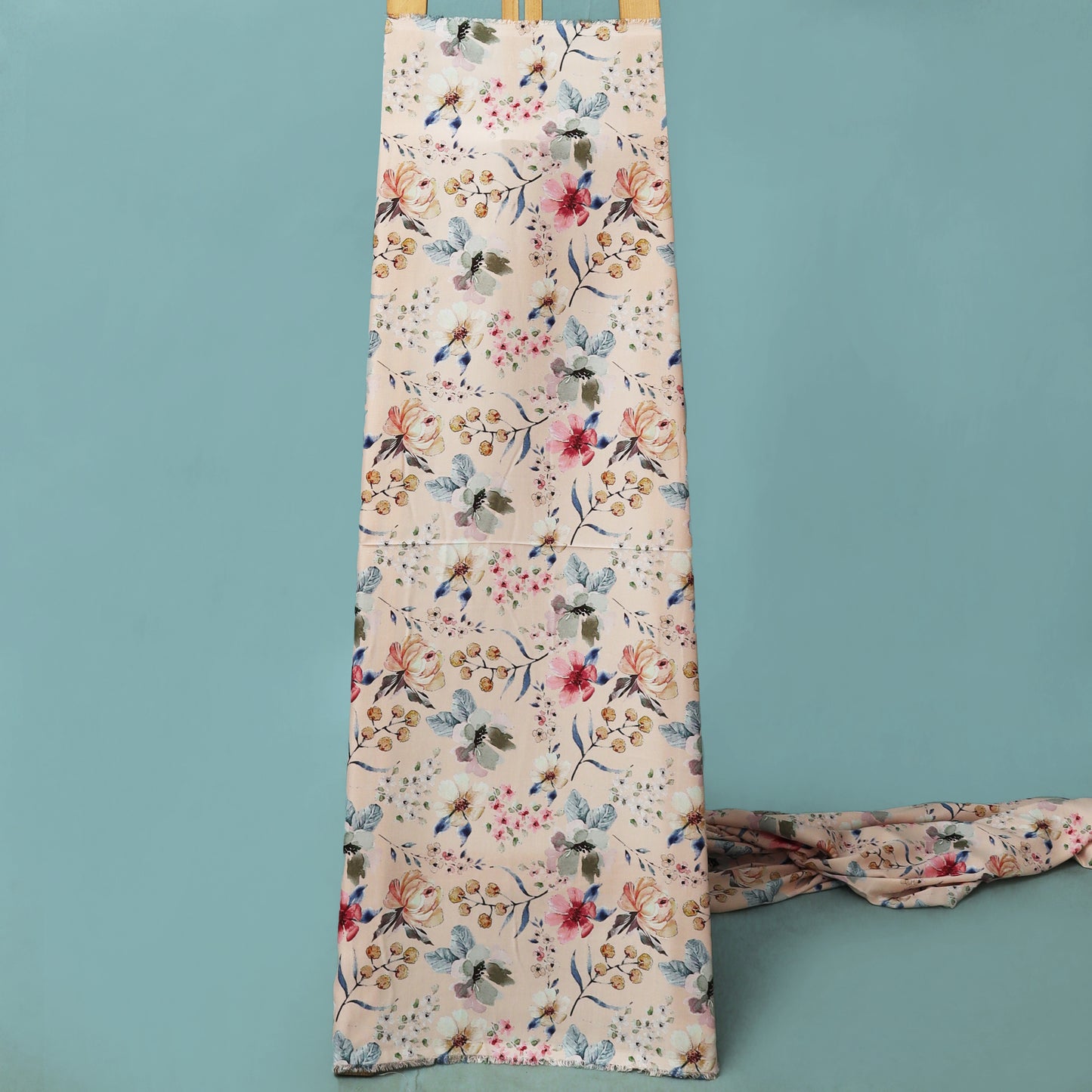 Colored Rayon Print Fabric