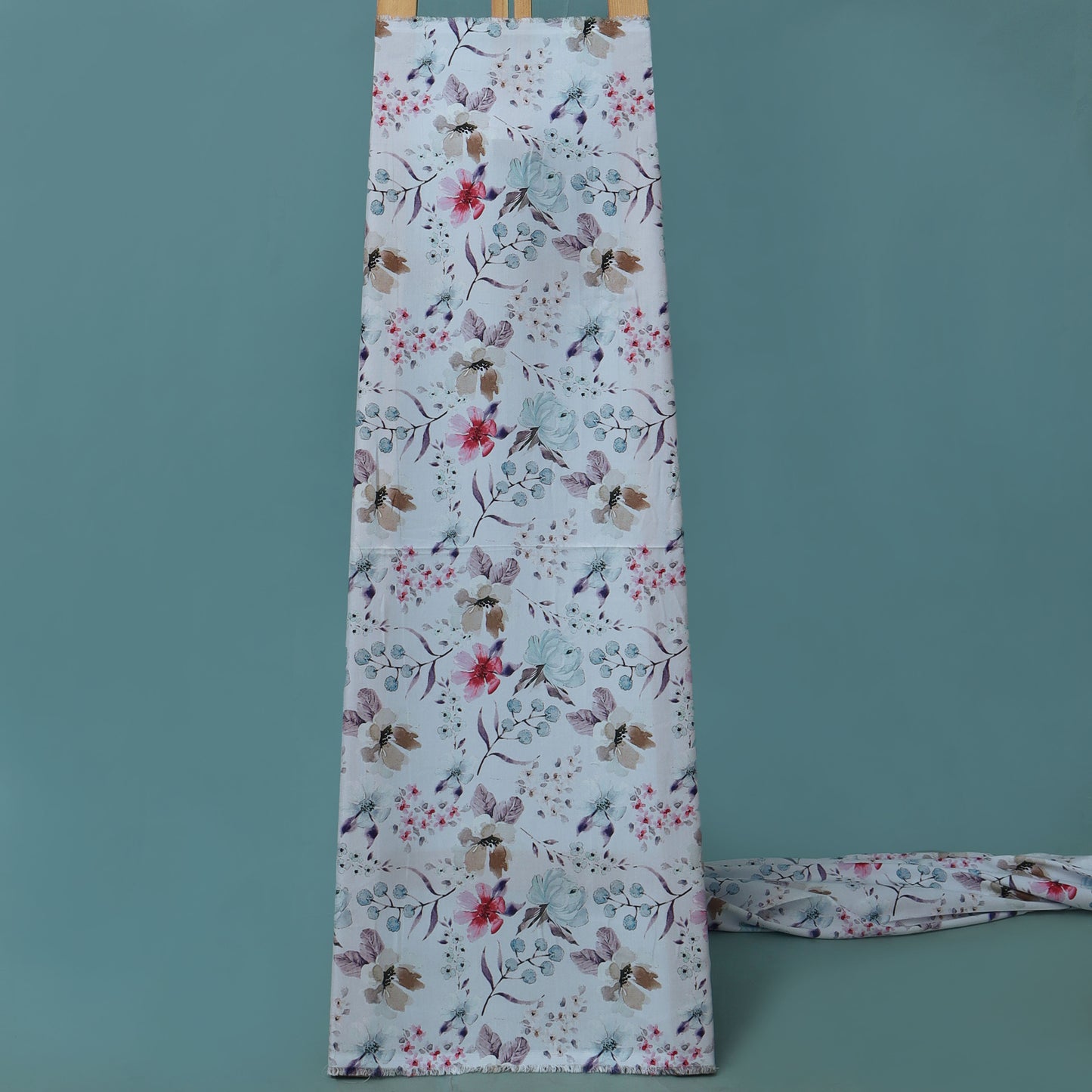 Colored Rayon Print Fabric