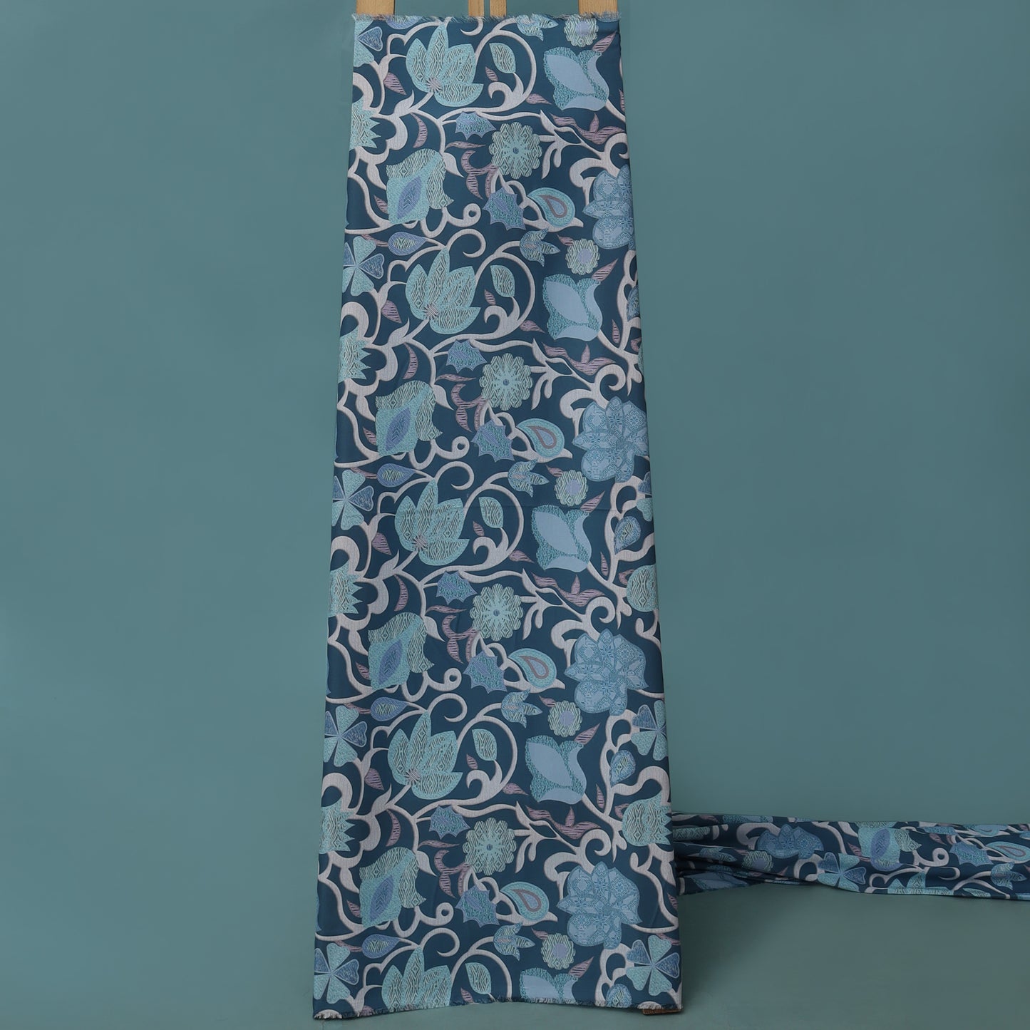 Colored Rayon Print Fabric