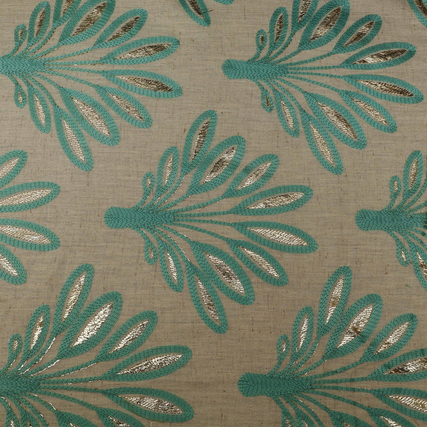 Colored Linen Embroidery Fabric