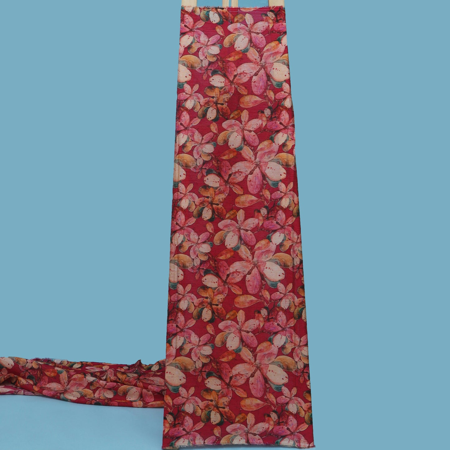 Multi-Color Chinon Crush Print Fabric